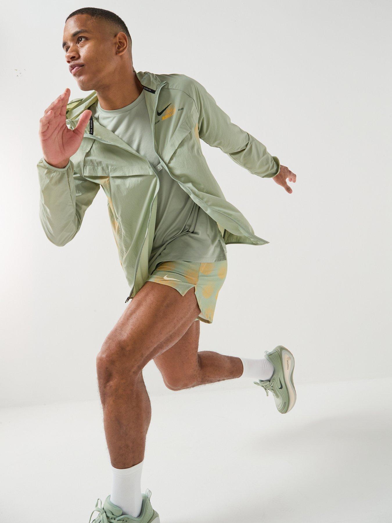 Image 3 of 7 of Nike Mens Running UV Repel Jacket - BEIGE
