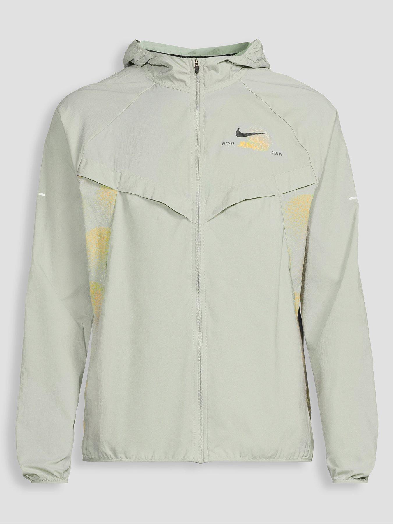 Image 7 of 7 of Nike Mens Running UV Repel Jacket - BEIGE