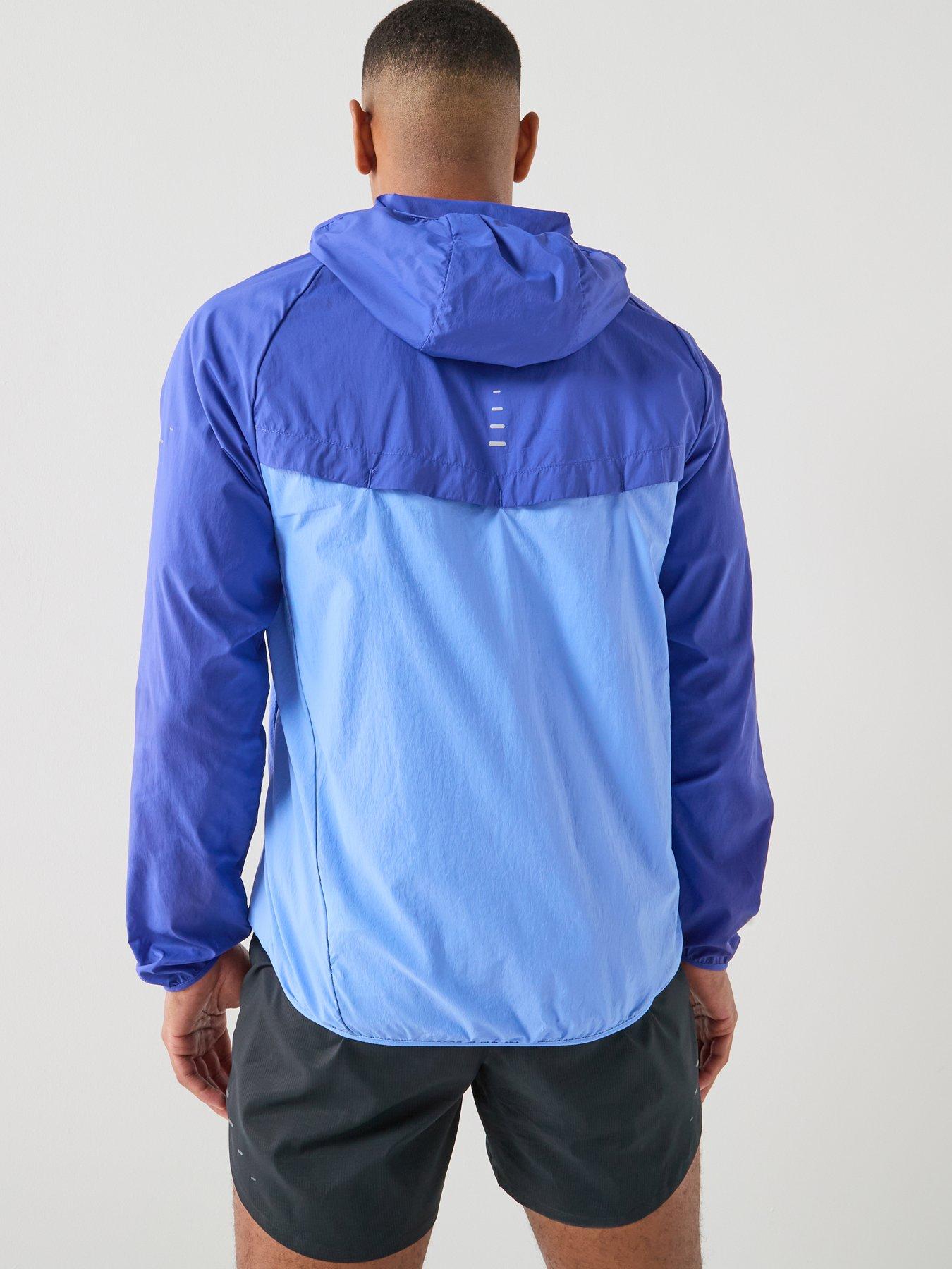 Image 2 of 6 of Nike Mens Running Repel UV Jacket - BLUE