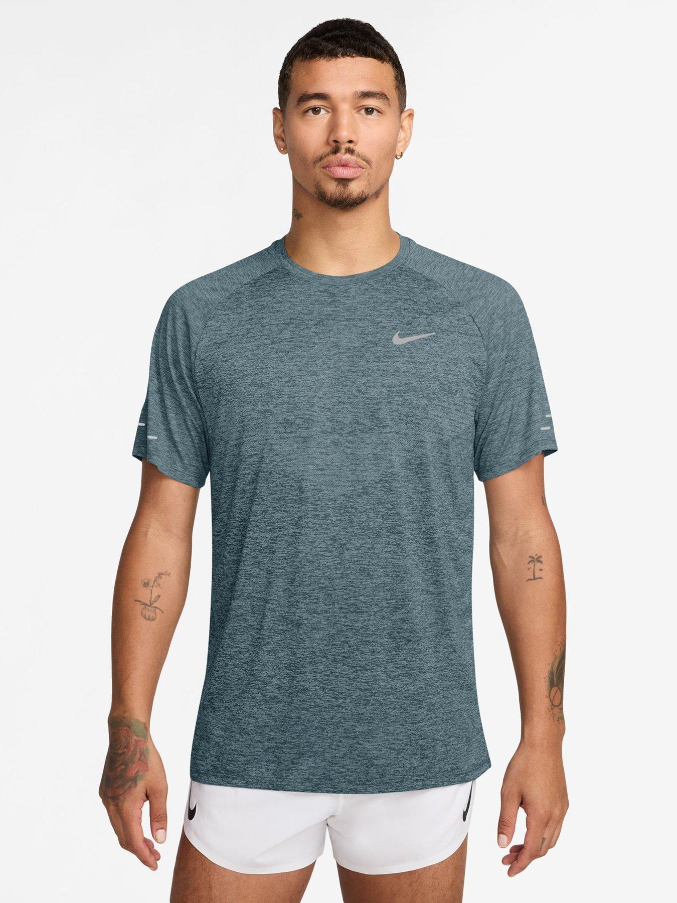 Nike Mens Running Dri-FIT ADV Short Sleeve Top - Green