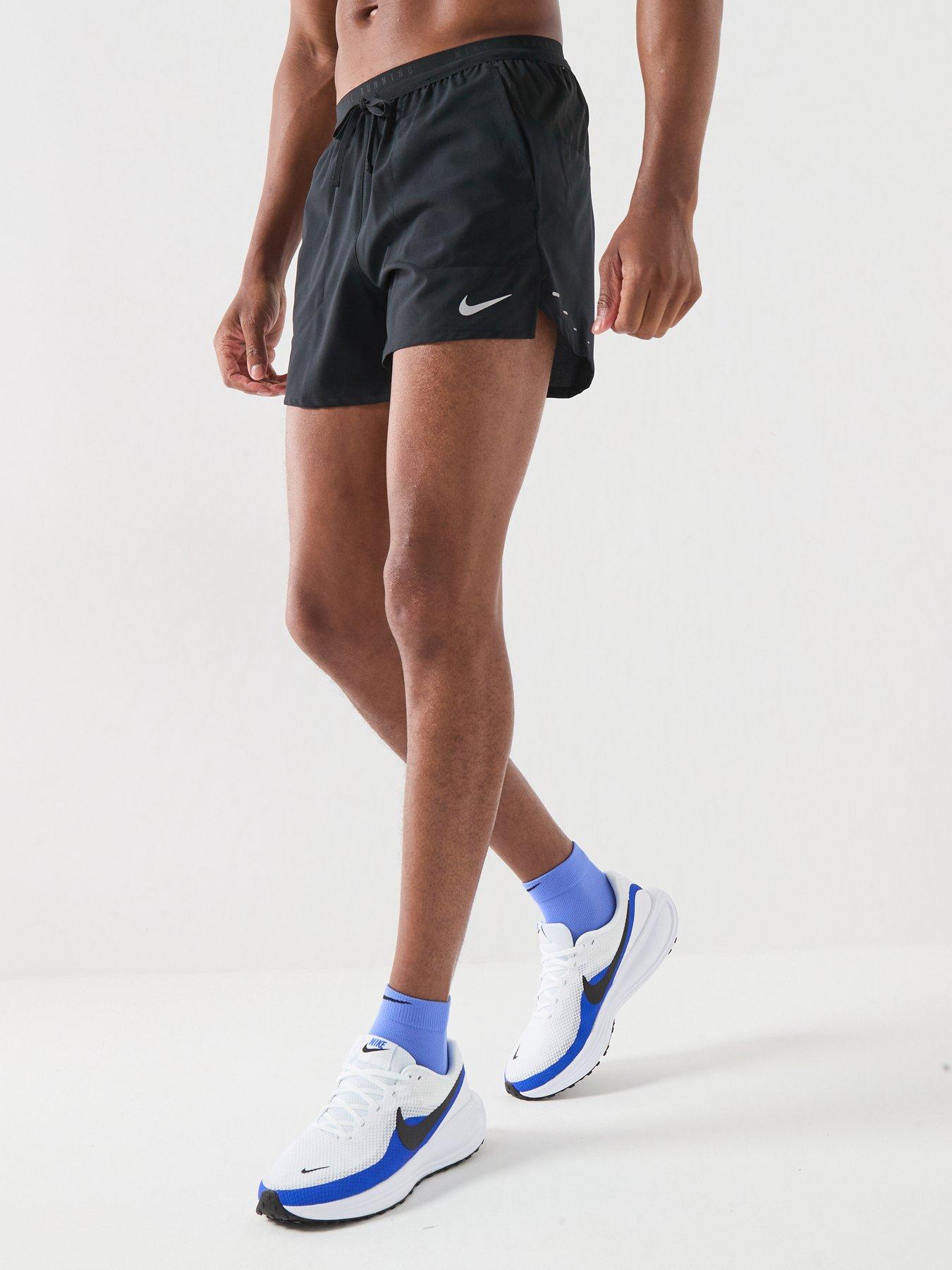 Nike Stride Dri-FIT Mens Running 5 Inch Brief Lined Shorts – Black