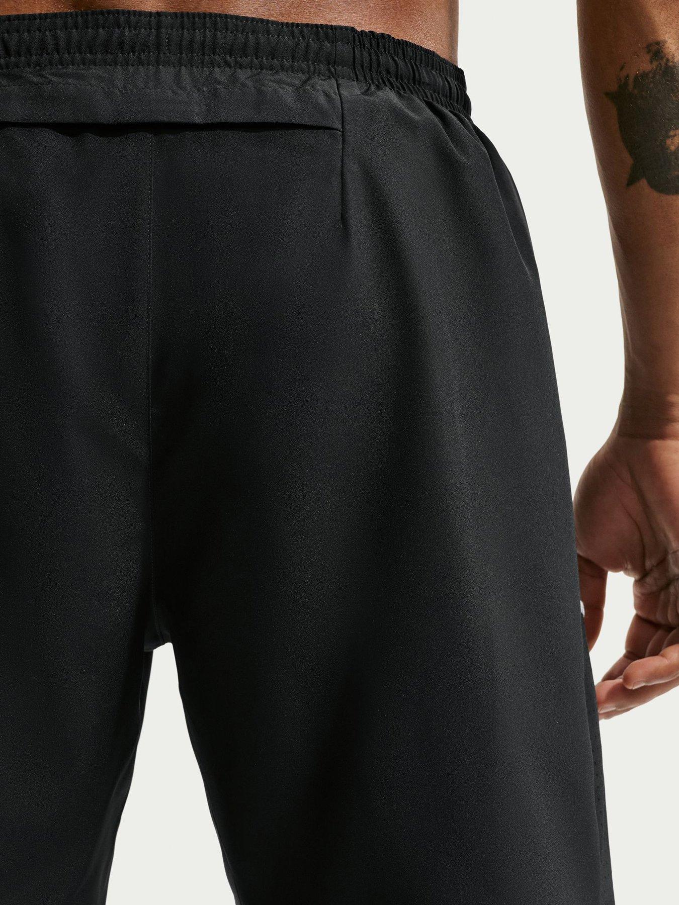 Image 5 of 5 of Nike Mens Miler Dri-FIT Running 7 Inch Brief Lined Shorts - Black