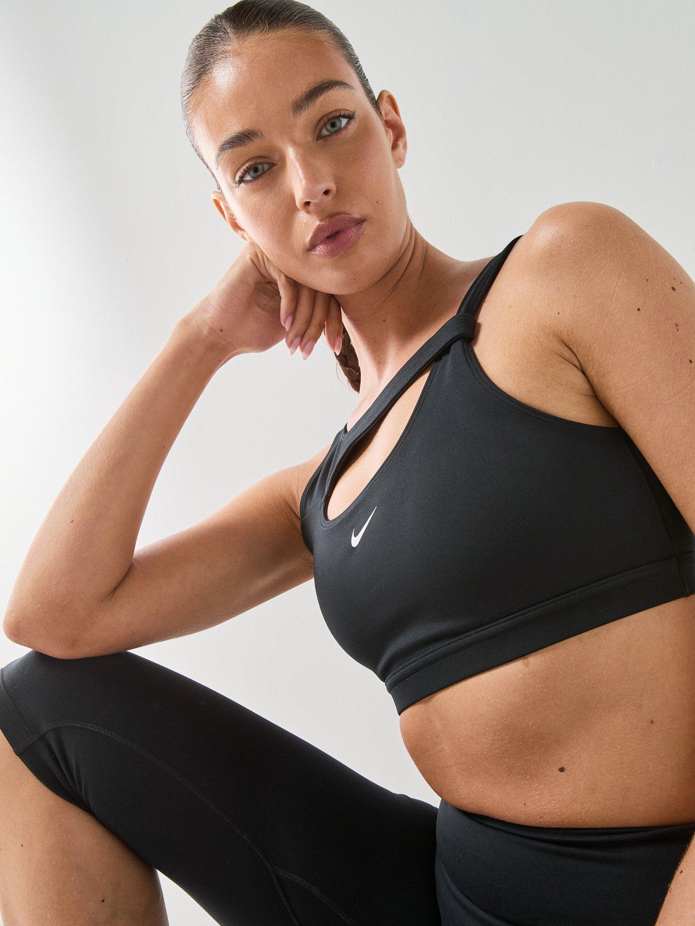 Image 4 of 7 of Nike Womens Training Padded Sports Bra - Black