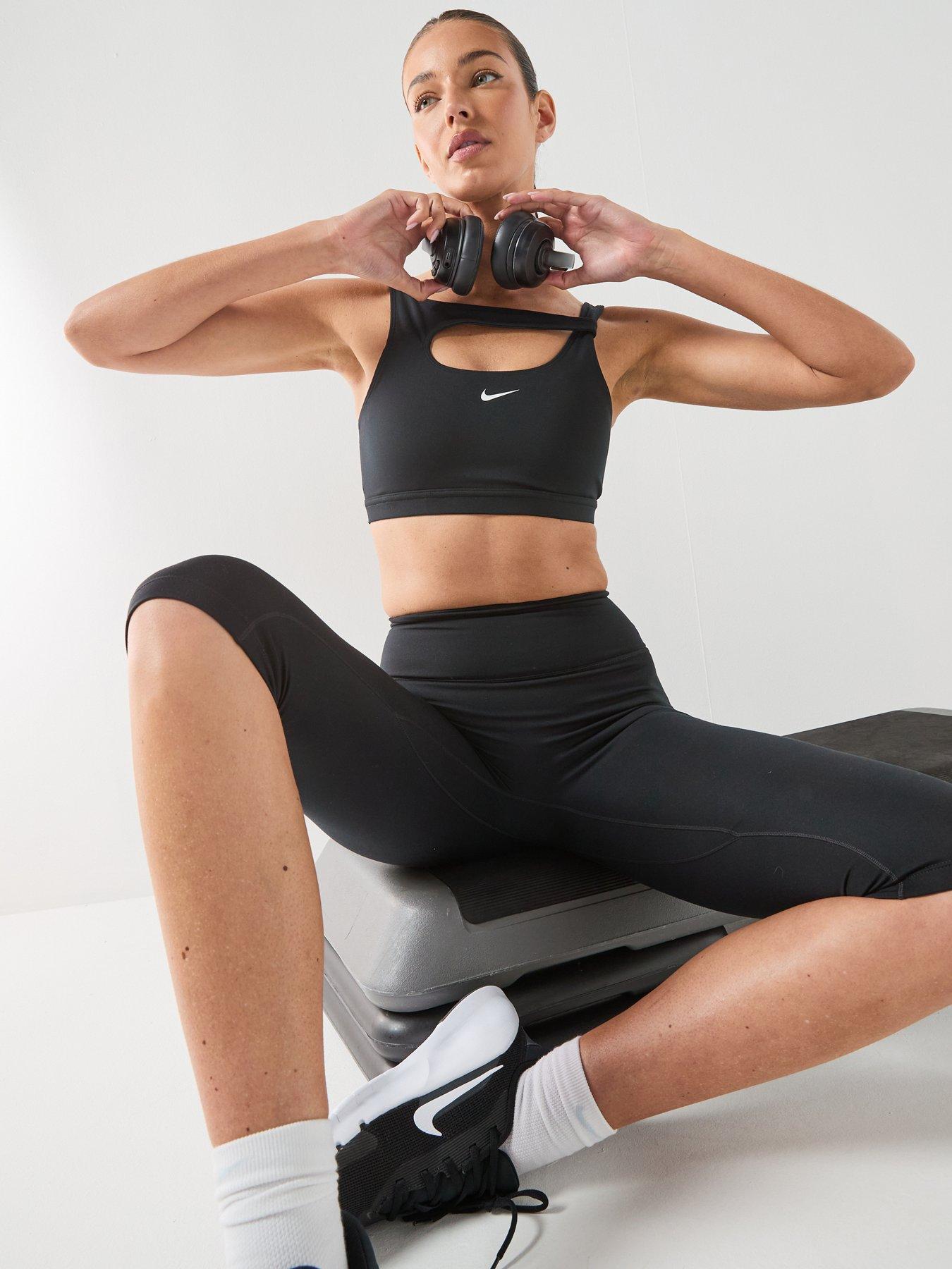 Image 6 of 7 of Nike Womens Training Padded Sports Bra - Black