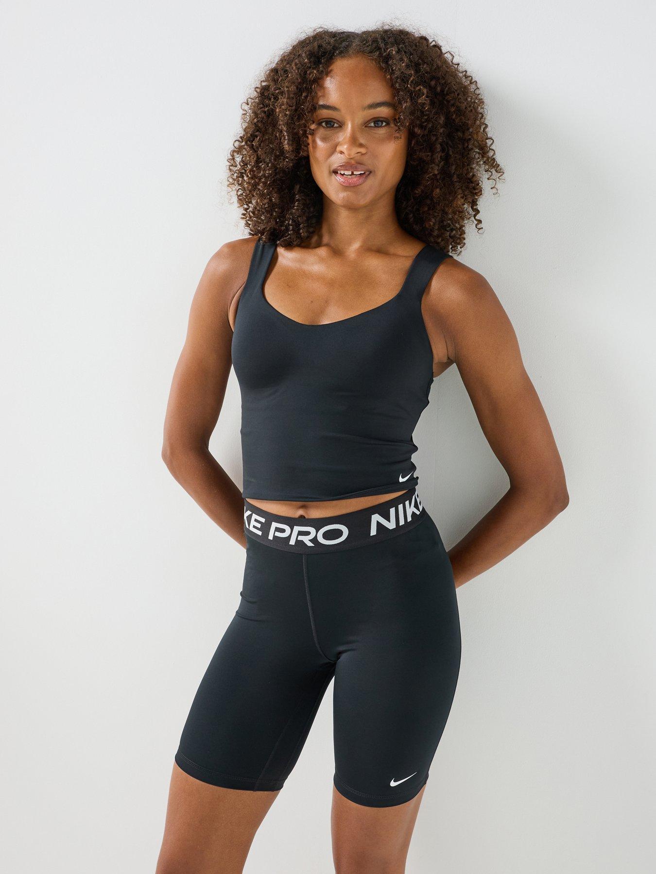 Nike Womens Training Pro Sculpt Bra Tank - Black/White