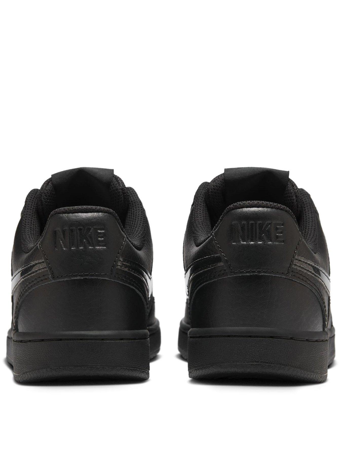 Image 3 of 7 of Nike Women's Court Vision Low Trainers - Black