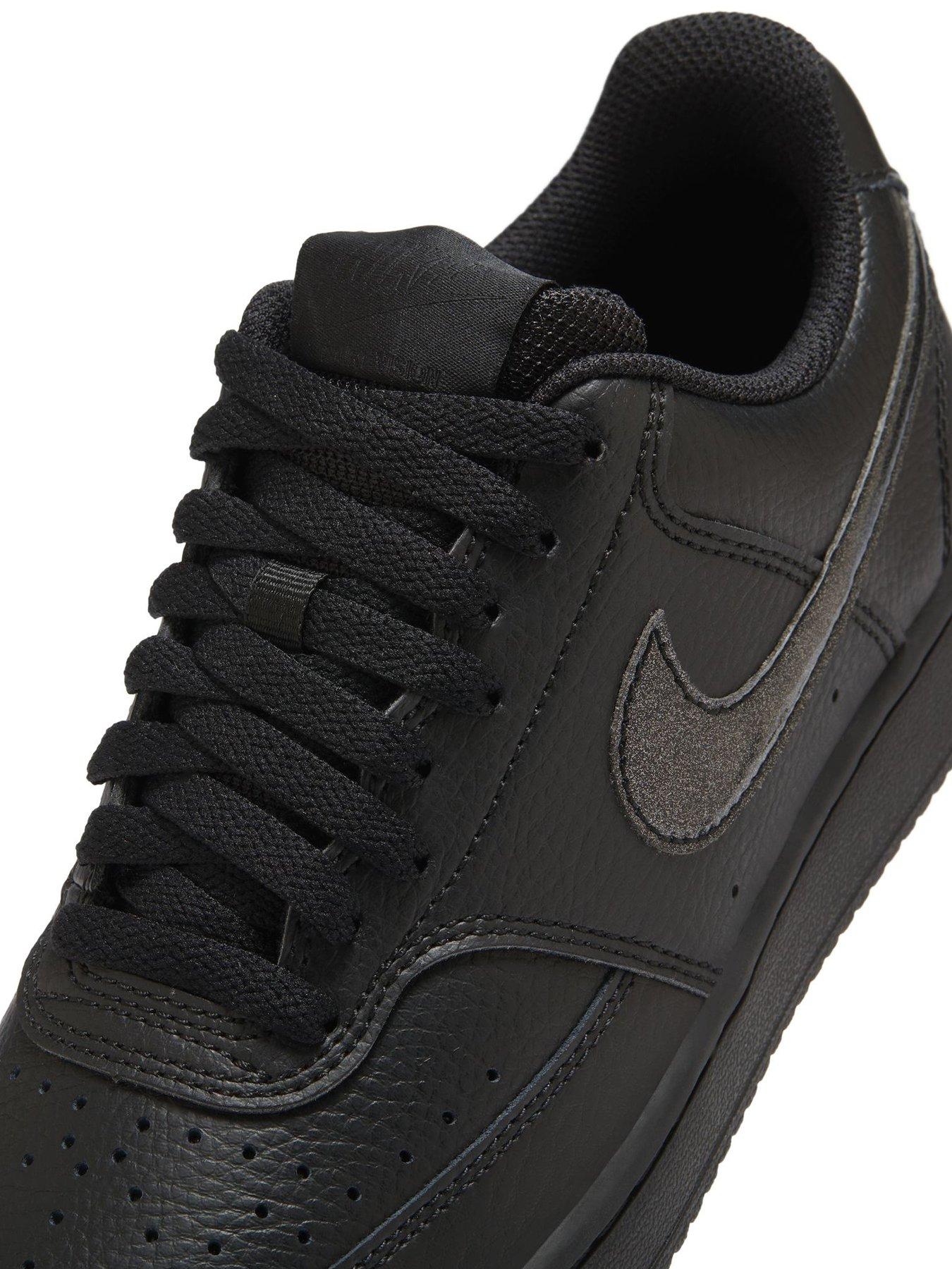Image 6 of 7 of Nike Women's Court Vision Low Trainers - Black