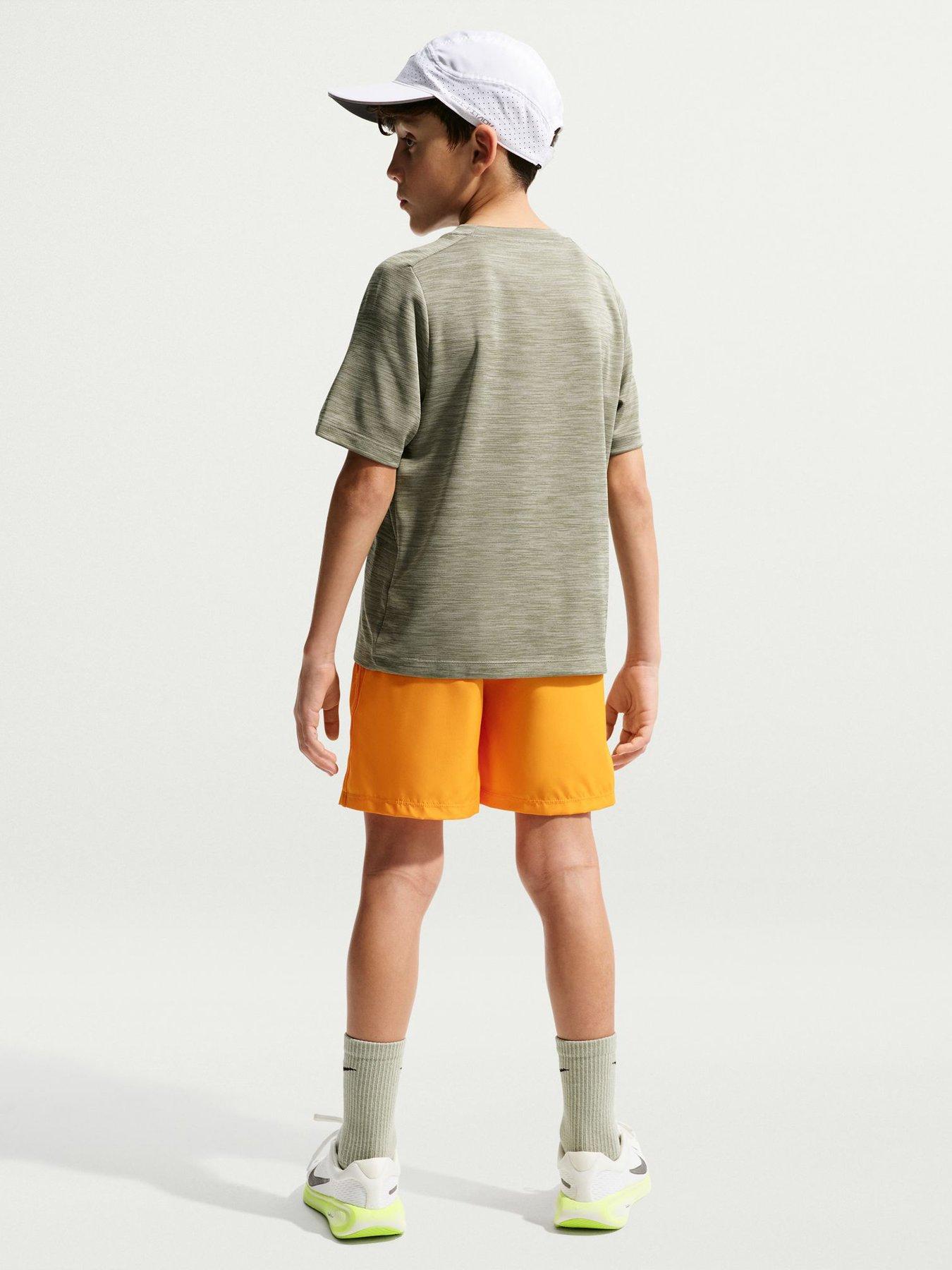 Image 2 of 5 of Nike Junior Boys Dri-FIT Short Sleeve Top - Green