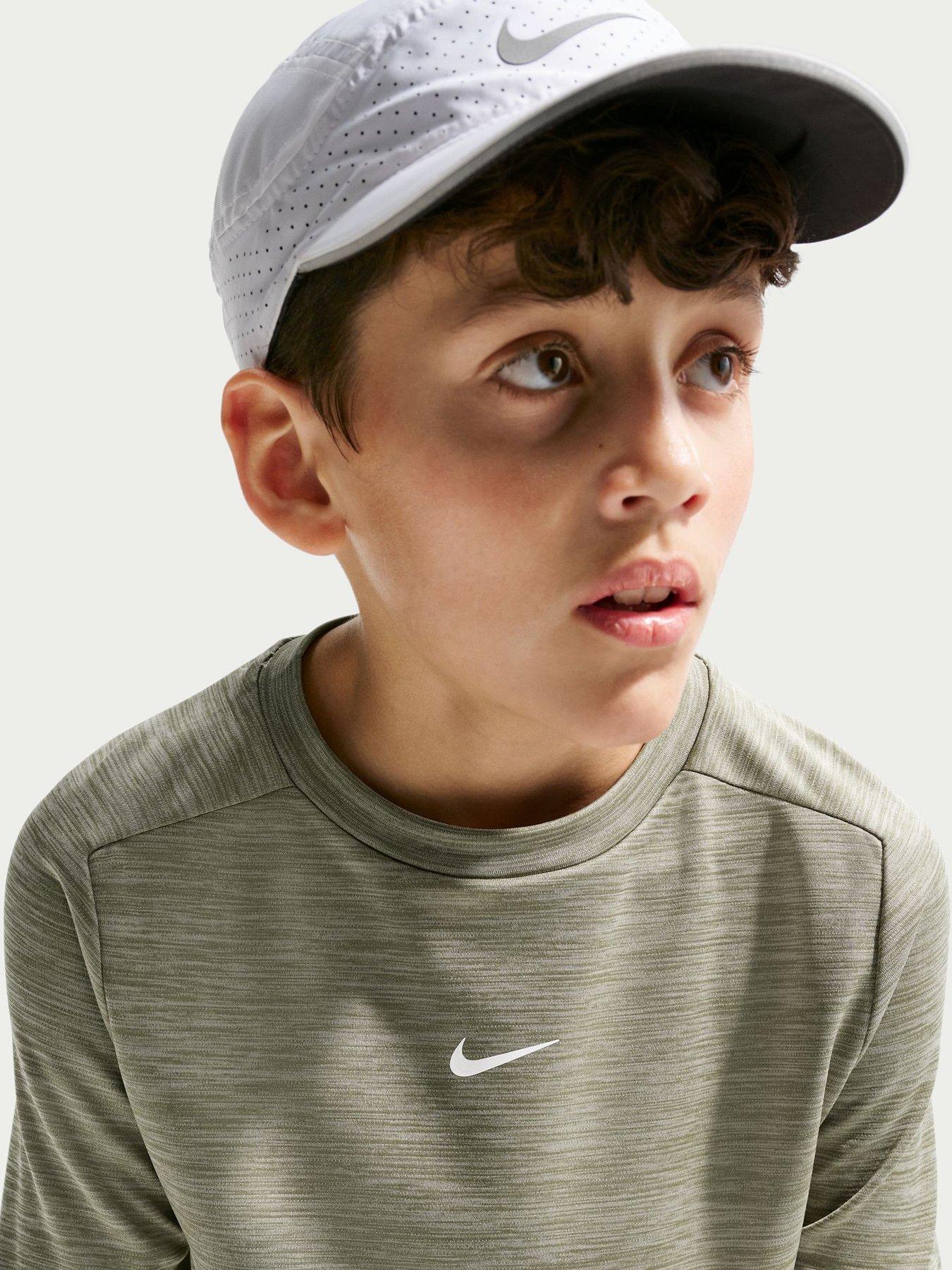 Image 5 of 5 of Nike Junior Boys Dri-FIT Short Sleeve Top - Green