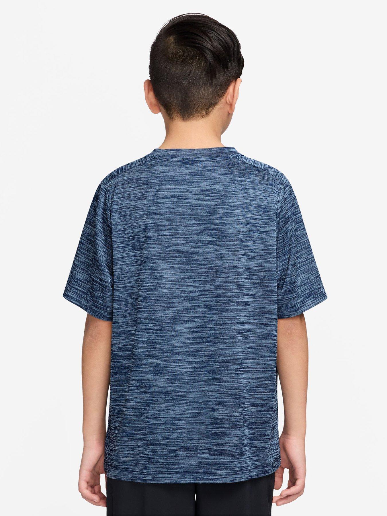Image 2 of 3 of Nike Junior Boys Dri-FIT Short Sleeve Top - Navy