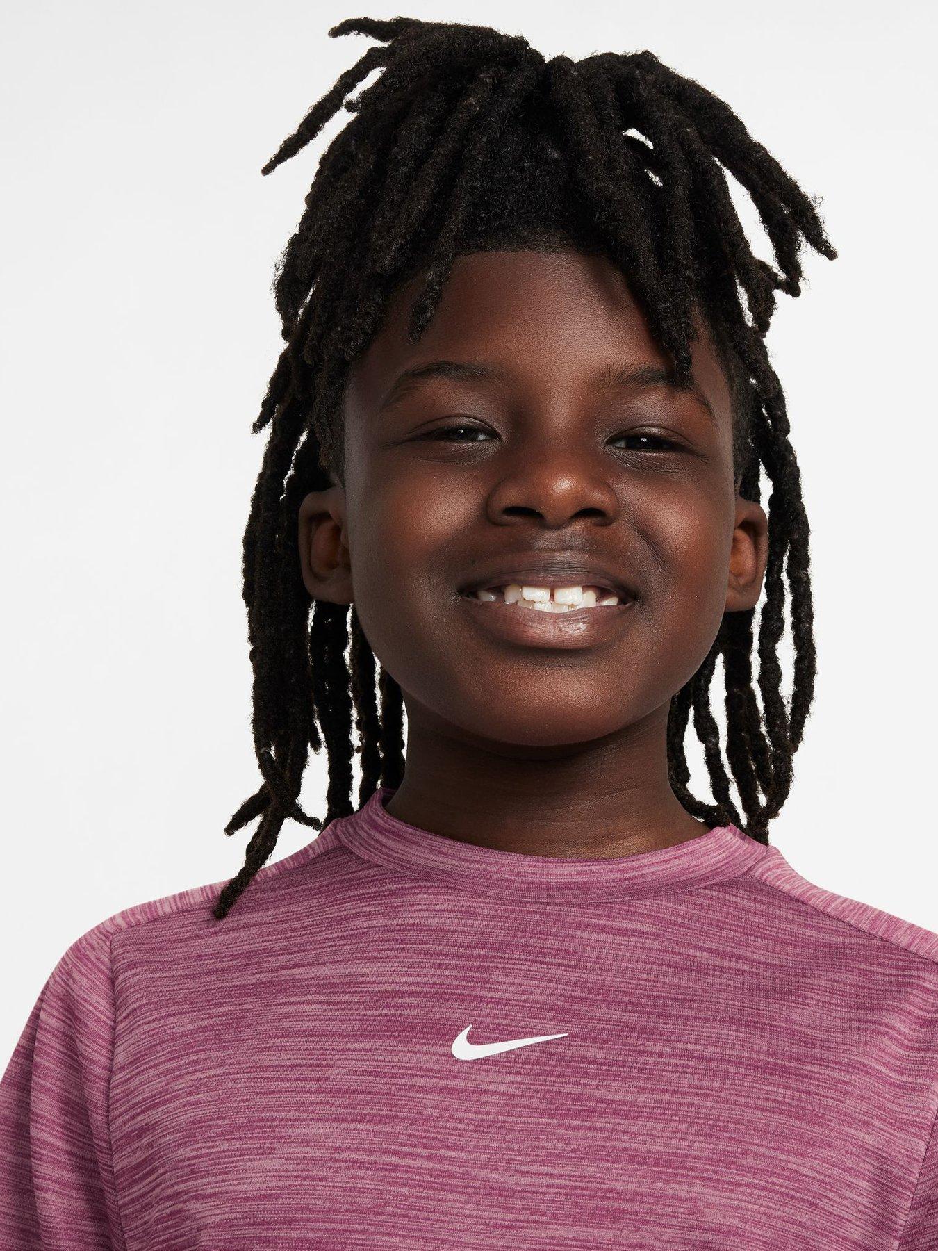 Image 3 of 3 of Nike Junior Boys Dri-FIT Short Sleeve Top - Pink