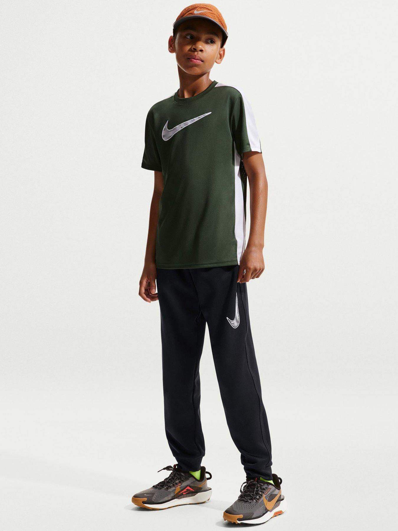 Image 1 of 6 of Nike Junior Boys Training Dri-FIT Knit Pants - Black