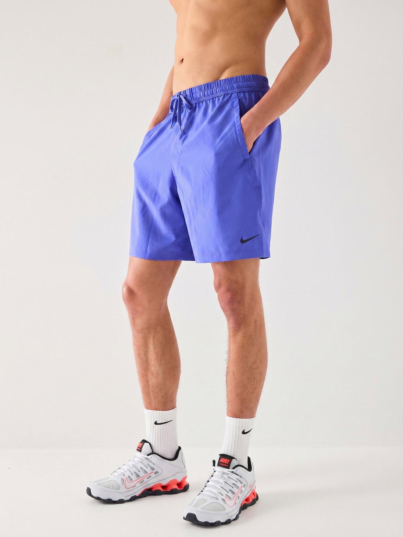 Nike Mens Training Dri-FIT 7 Inch Unlined Versatile Shorts - Blue