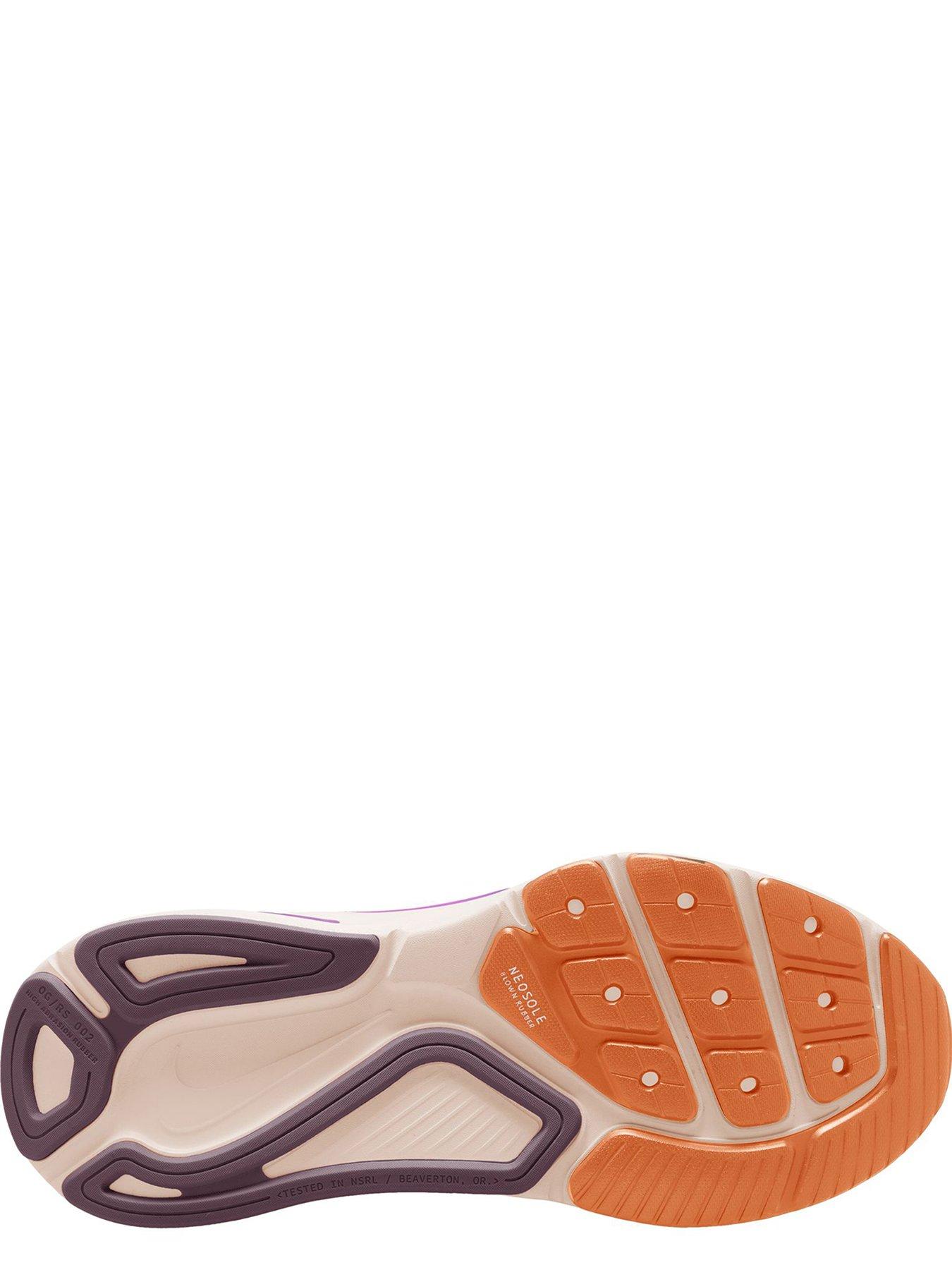 Image 5 of 7 of Nike Womens Running Structure 26 Trainers - White/Orange