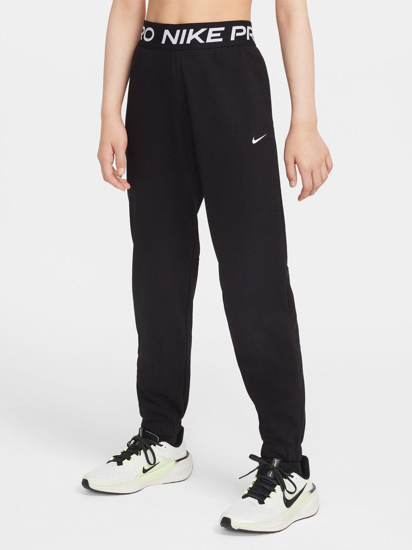 nike-junior-girls-training-dri-fit-fleece-joggers-black