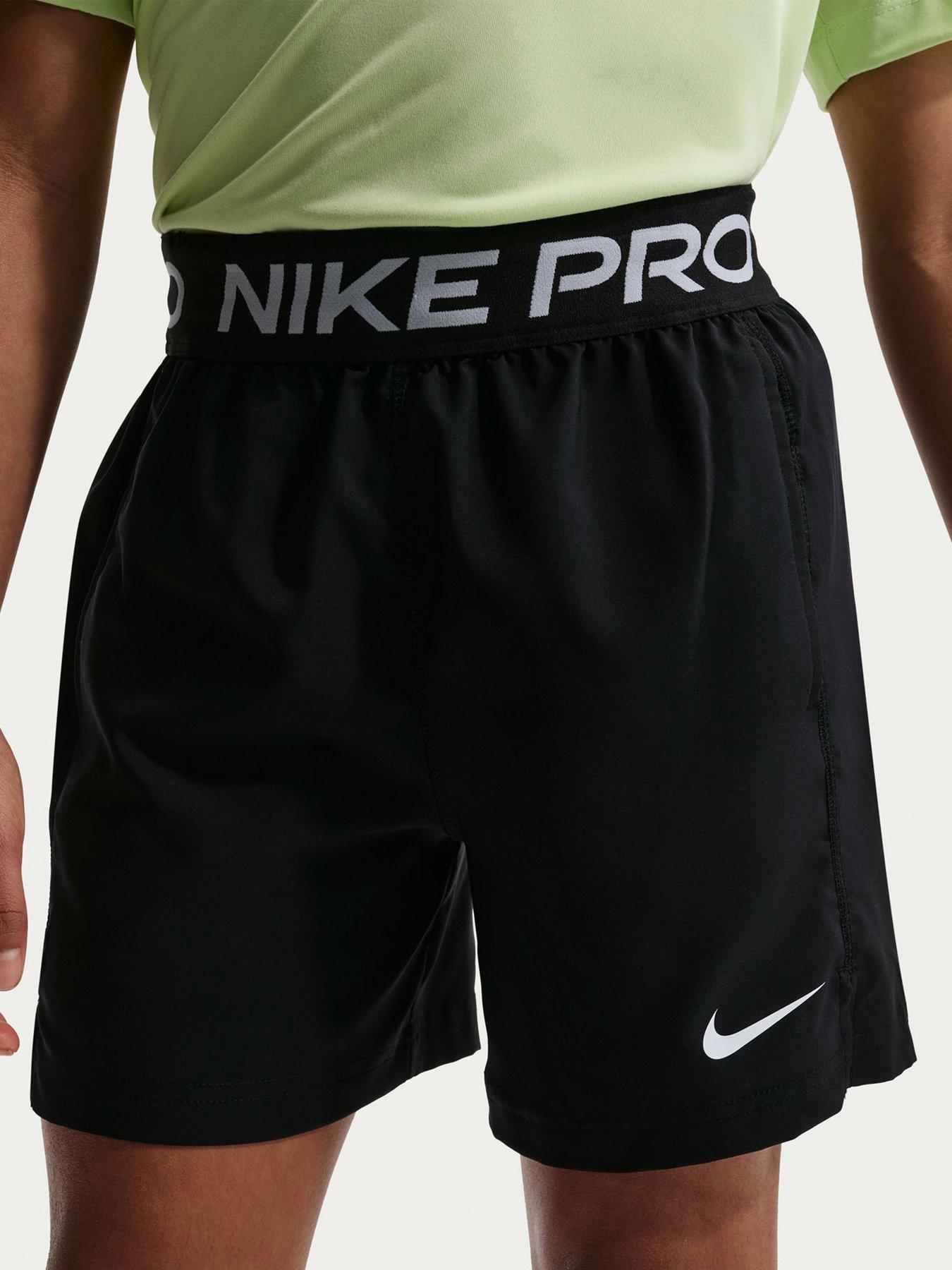 Image 1 of 5 of Nike Junior Boys Training Dri-FIT Shorts - Black
