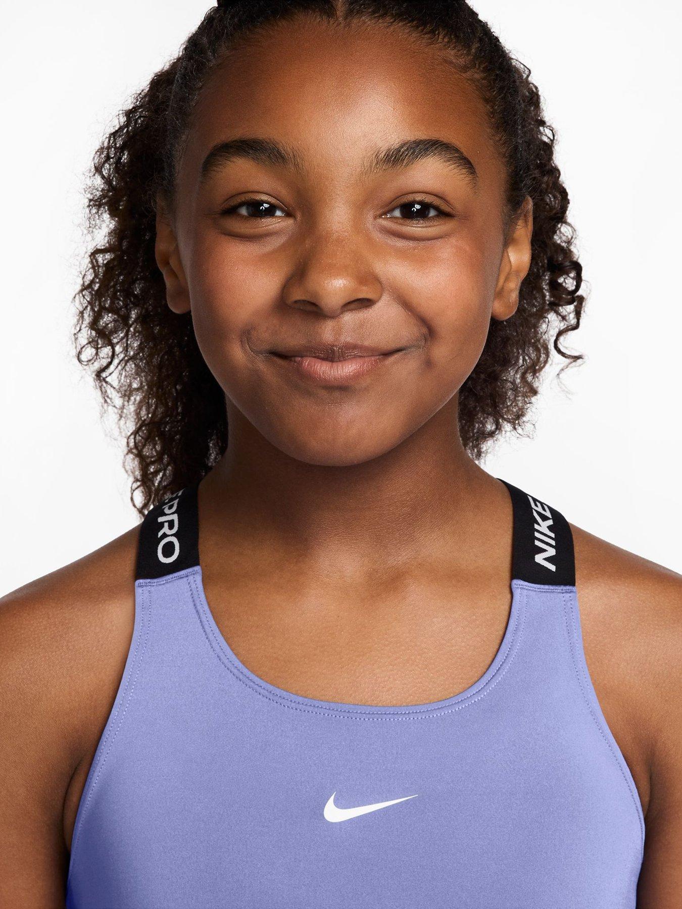 Image 3 of 3 of Nike Junior Girls Training Dri-FIT Tank Top - Blue