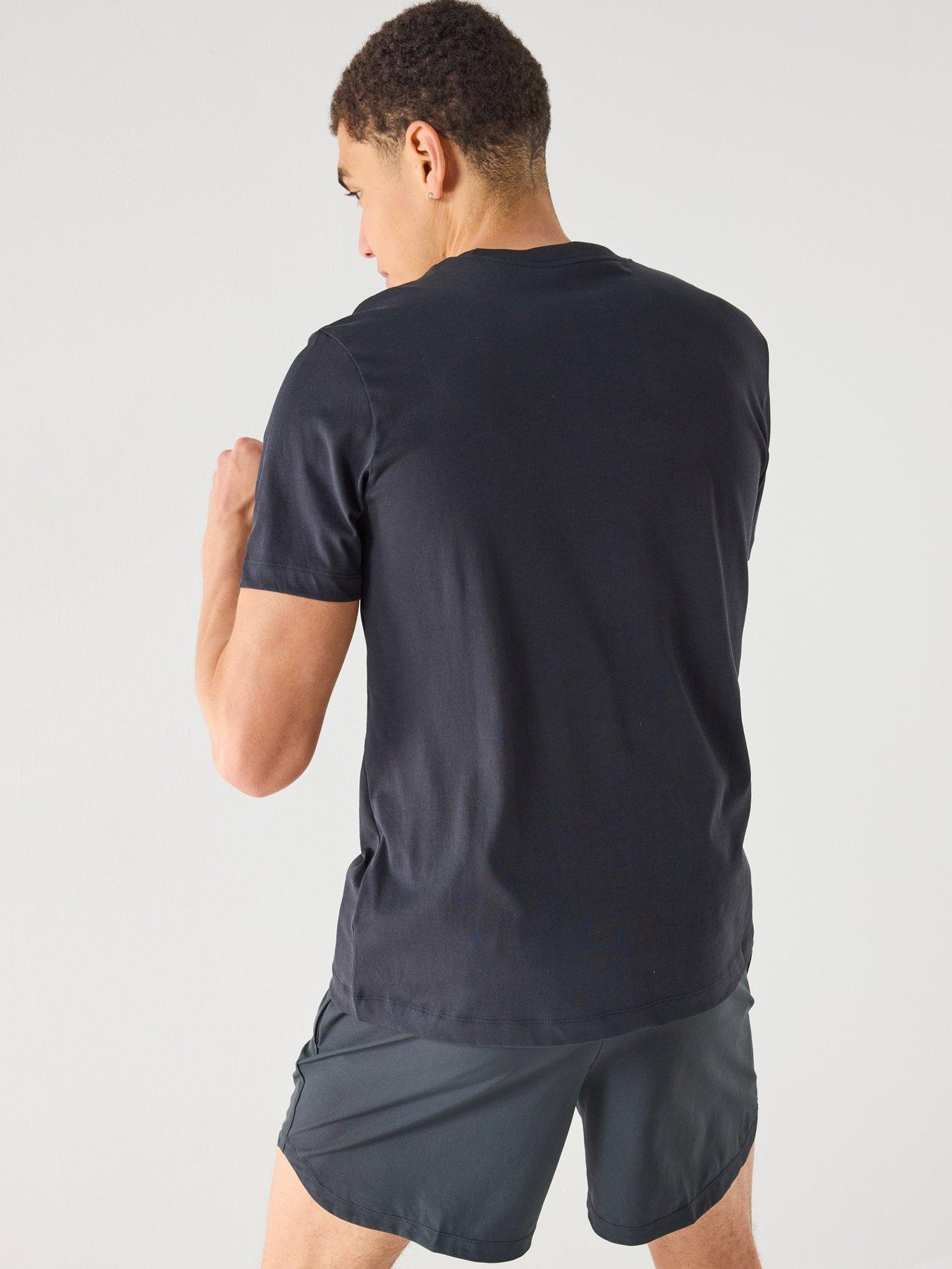 Image 2 of 5 of Nike Mens Training Dri-FIT Short Sleeve Top - Black