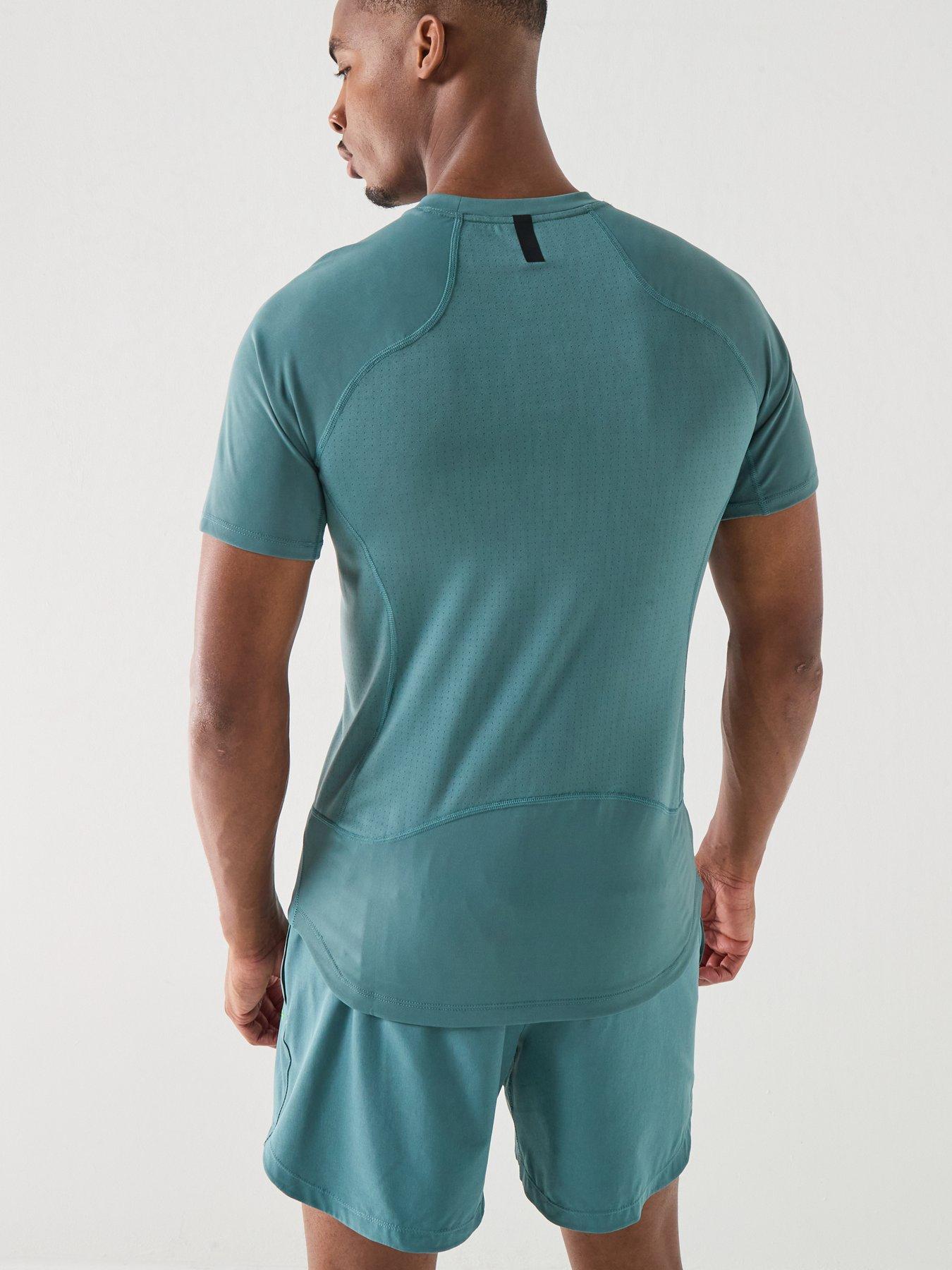 Image 2 of 5 of Nike Mens Training Dri-FIT Short Sleeve Top - Green