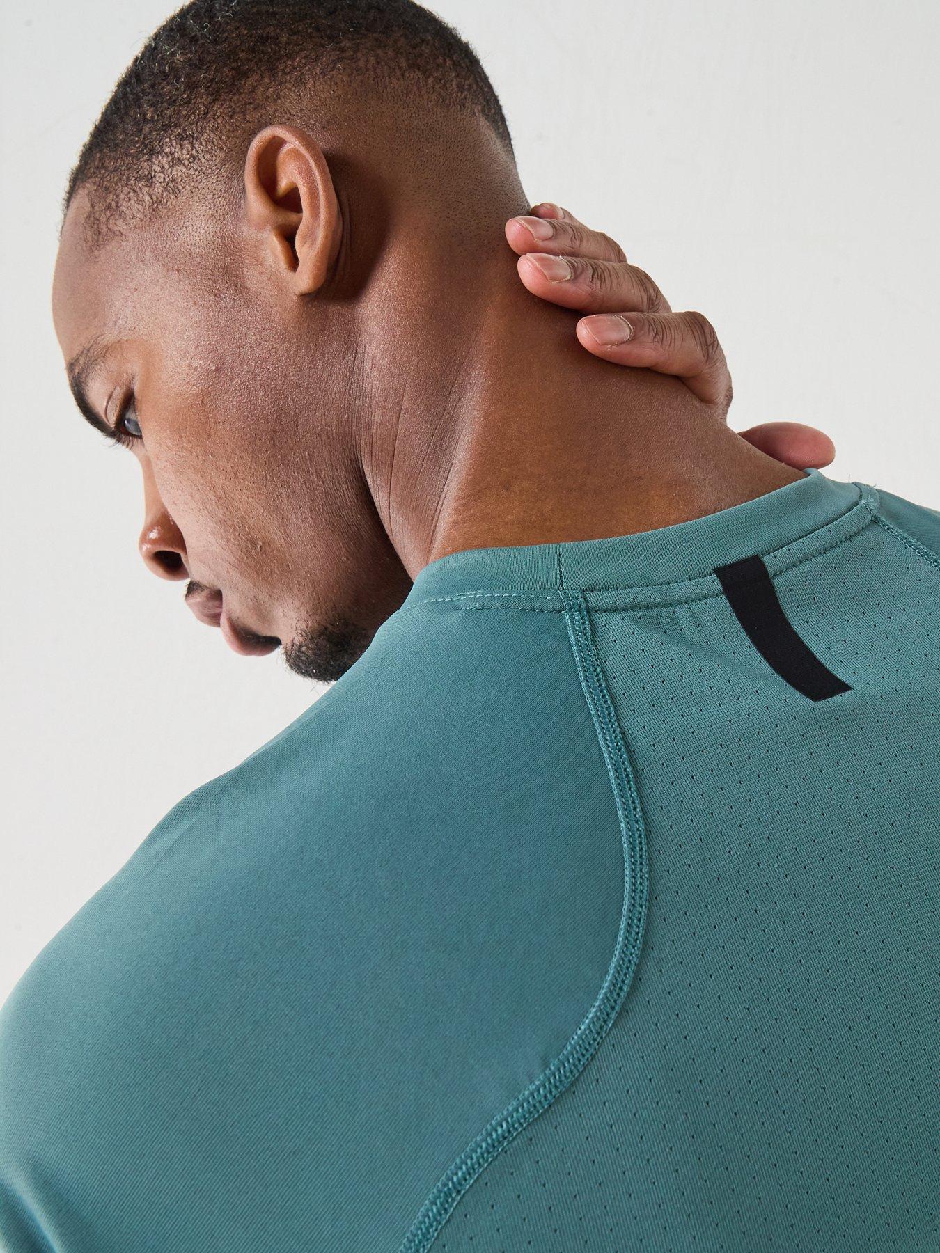Image 3 of 5 of Nike Mens Training Dri-FIT Short Sleeve Top - Green