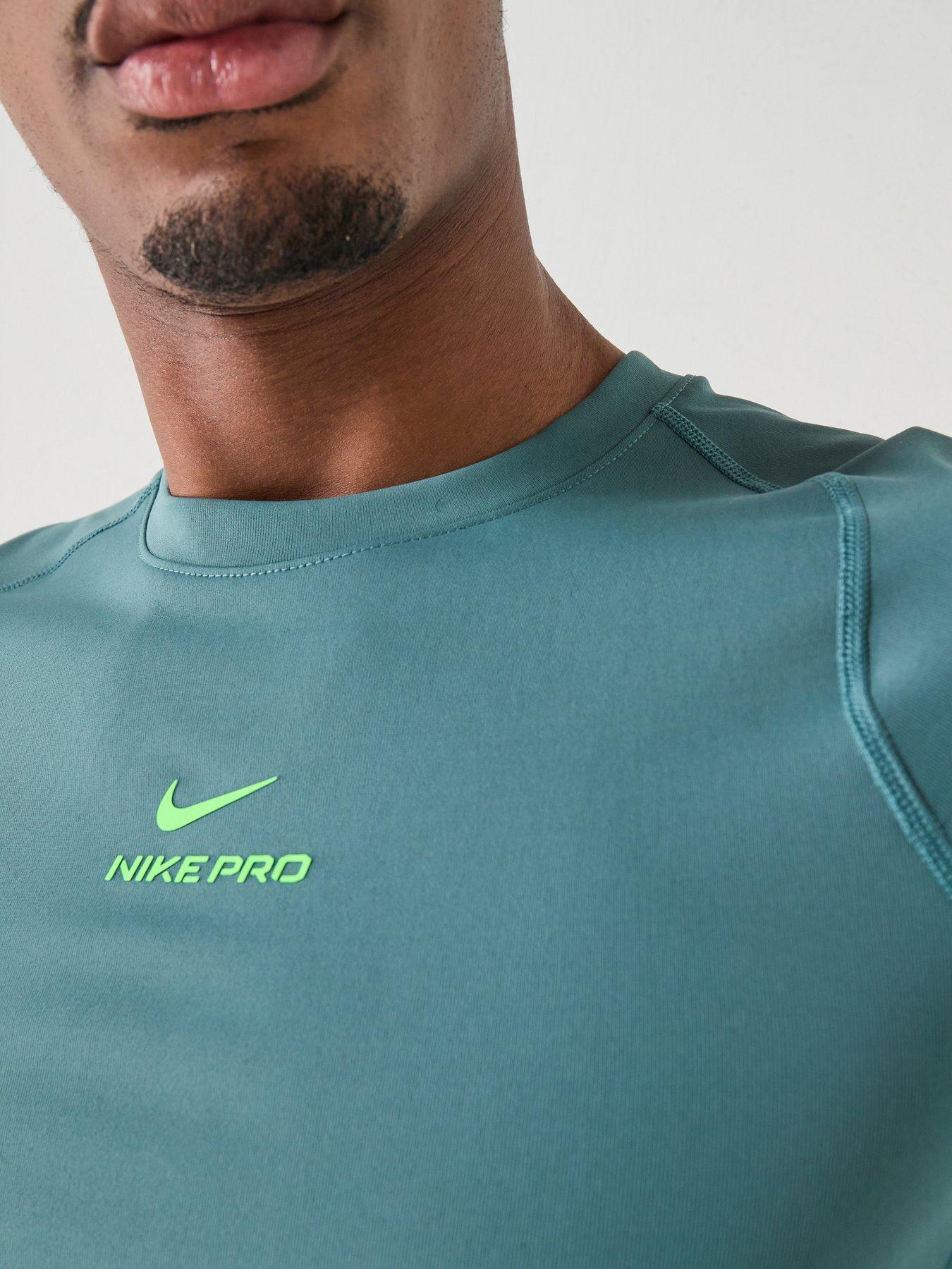 Image 5 of 5 of Nike Mens Training Dri-FIT Short Sleeve Top - Green
