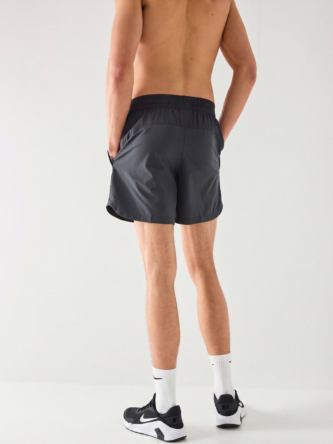Image 2 of 7 of Nike Mens Training Dri-FIT 6 Inch Shorts - Black