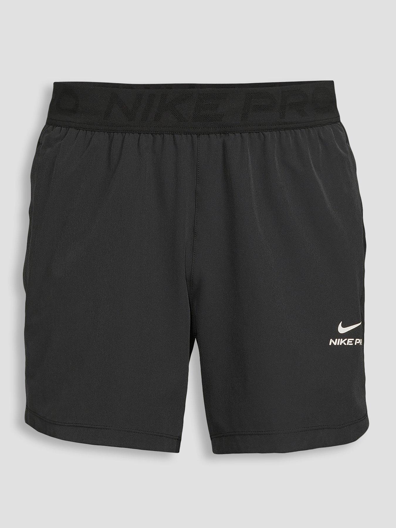 Image 7 of 7 of Nike Mens Training Dri-FIT 6 Inch Shorts - Black