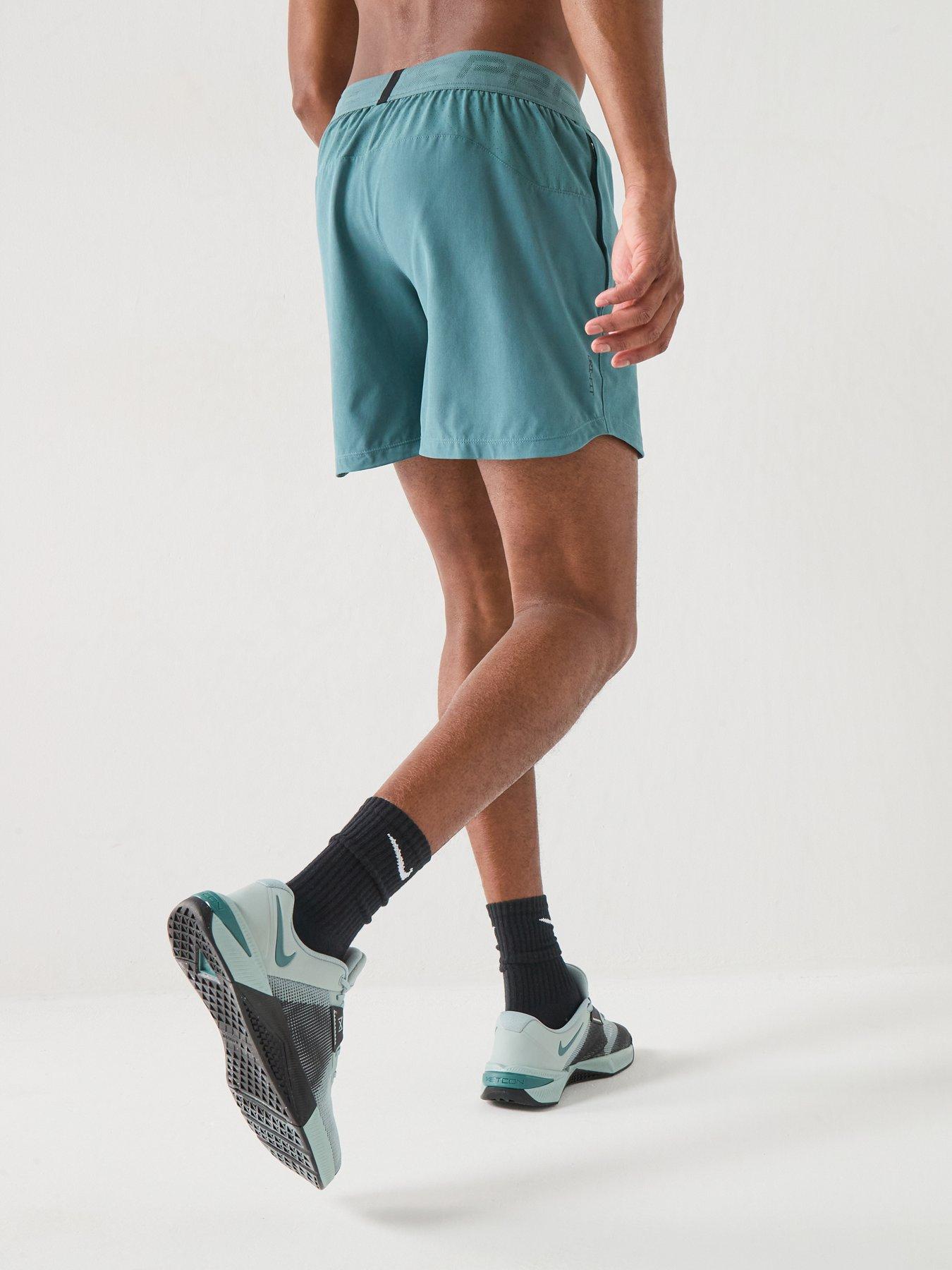 Image 2 of 7 of Nike Mens Training Dri-FIT 6 Inch Shorts - Green