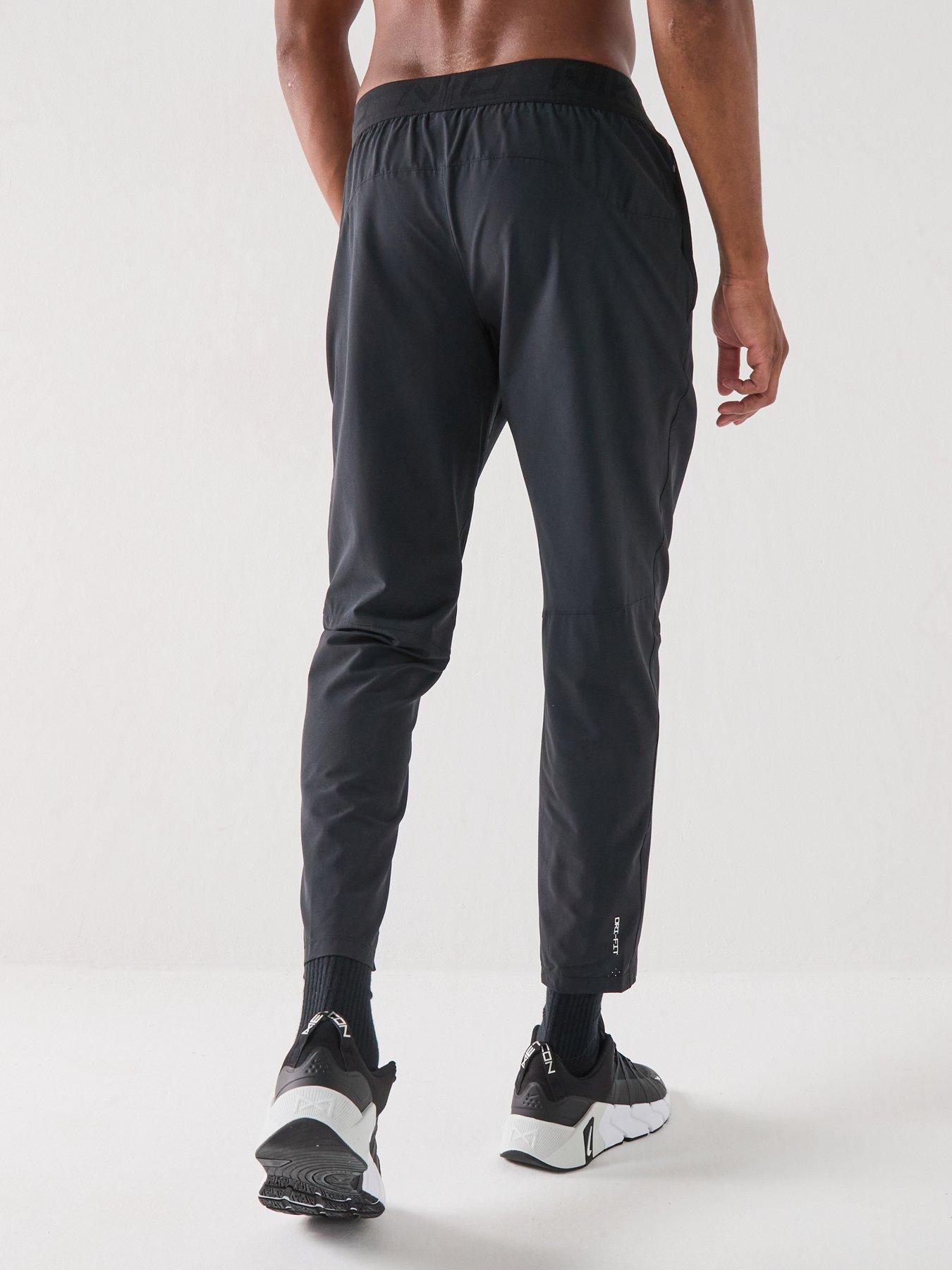 nike-mens-training-dri-fit-pants-blackstillFront