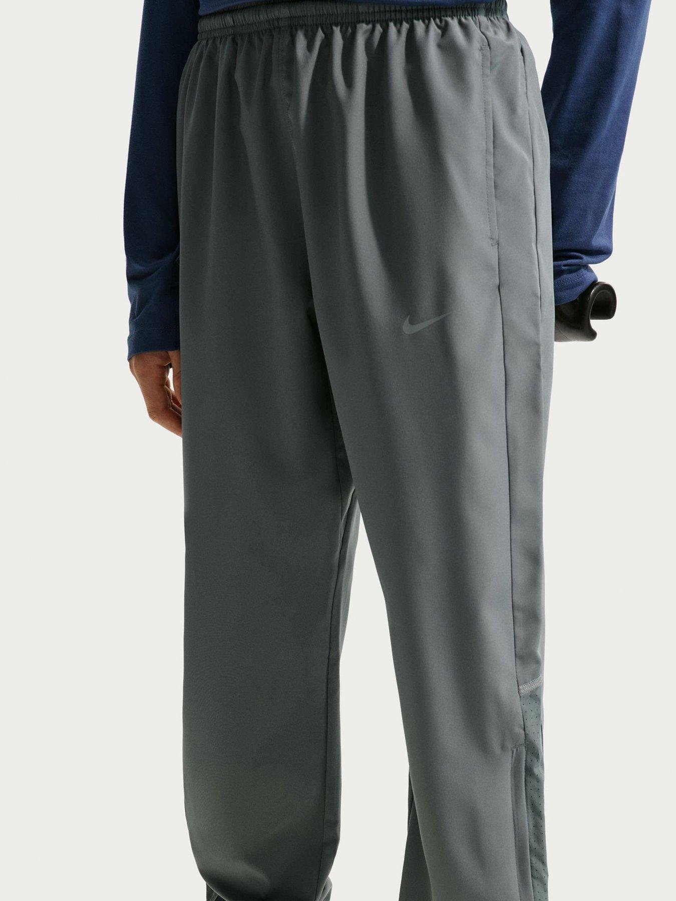 Image 4 of 6 of Nike Junior Boys Dri-FIT Miler Woven Pants - Grey