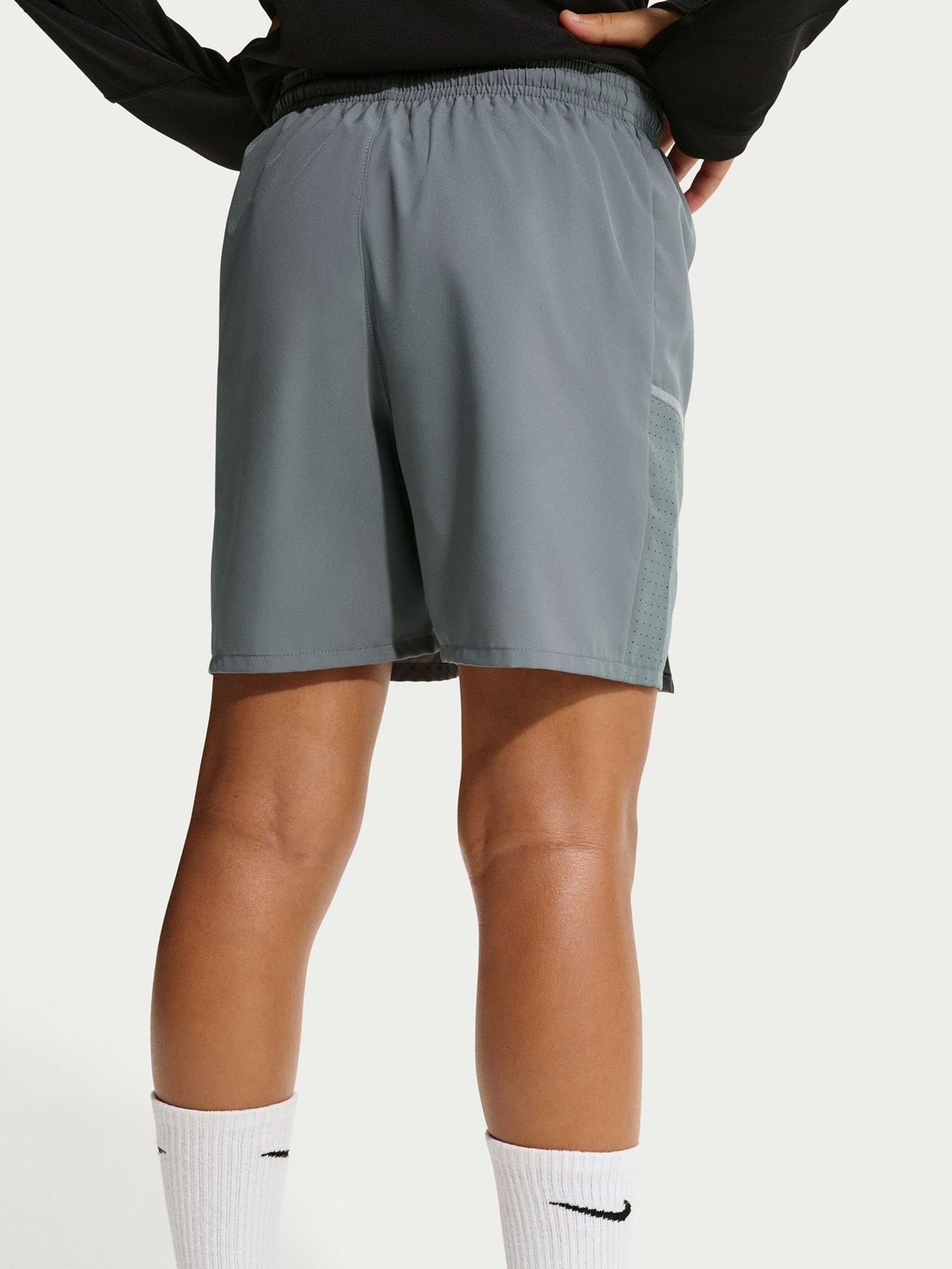 Image 2 of 5 of Nike Junior Boys Dri-FIT Training Shorts - Grey