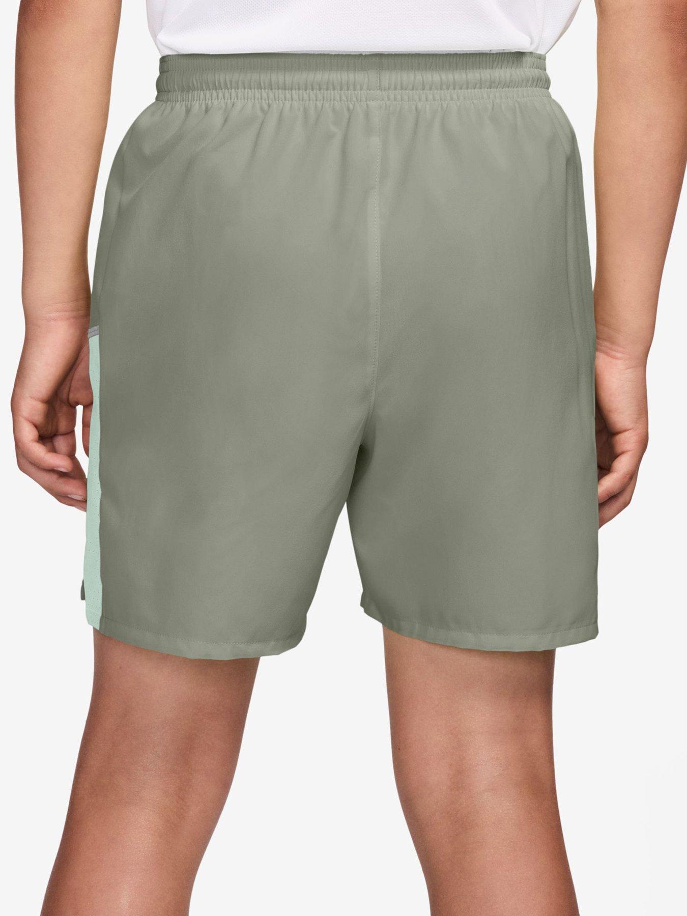 nike-junior-boys-dri-fit-training-shorts-greenstillFront