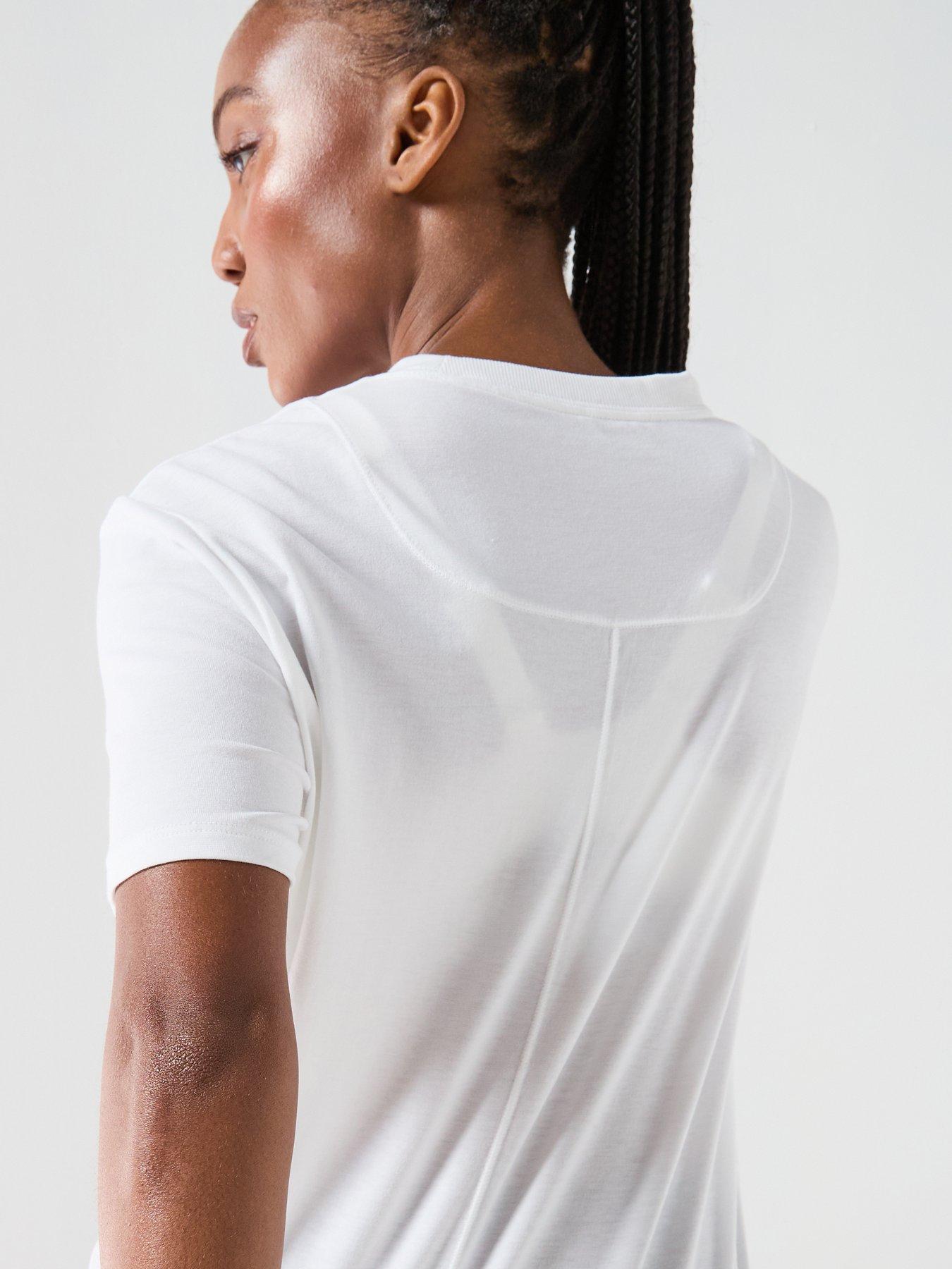 Image 6 of 7 of Nike Womens Training One Relaxed Dri-FIT T-Shirt - White