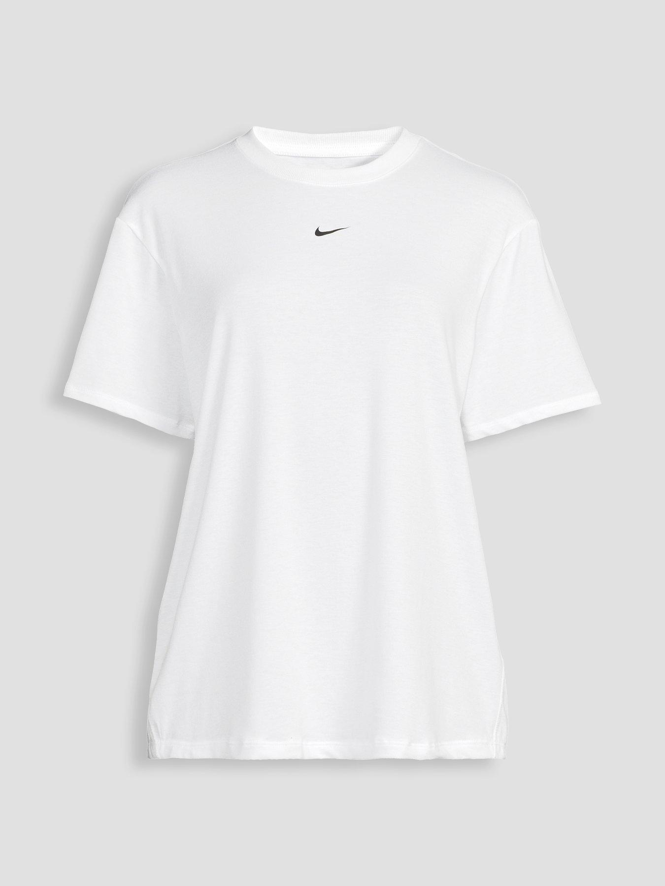 Image 7 of 7 of Nike Womens Training One Relaxed Dri-FIT T-Shirt - White