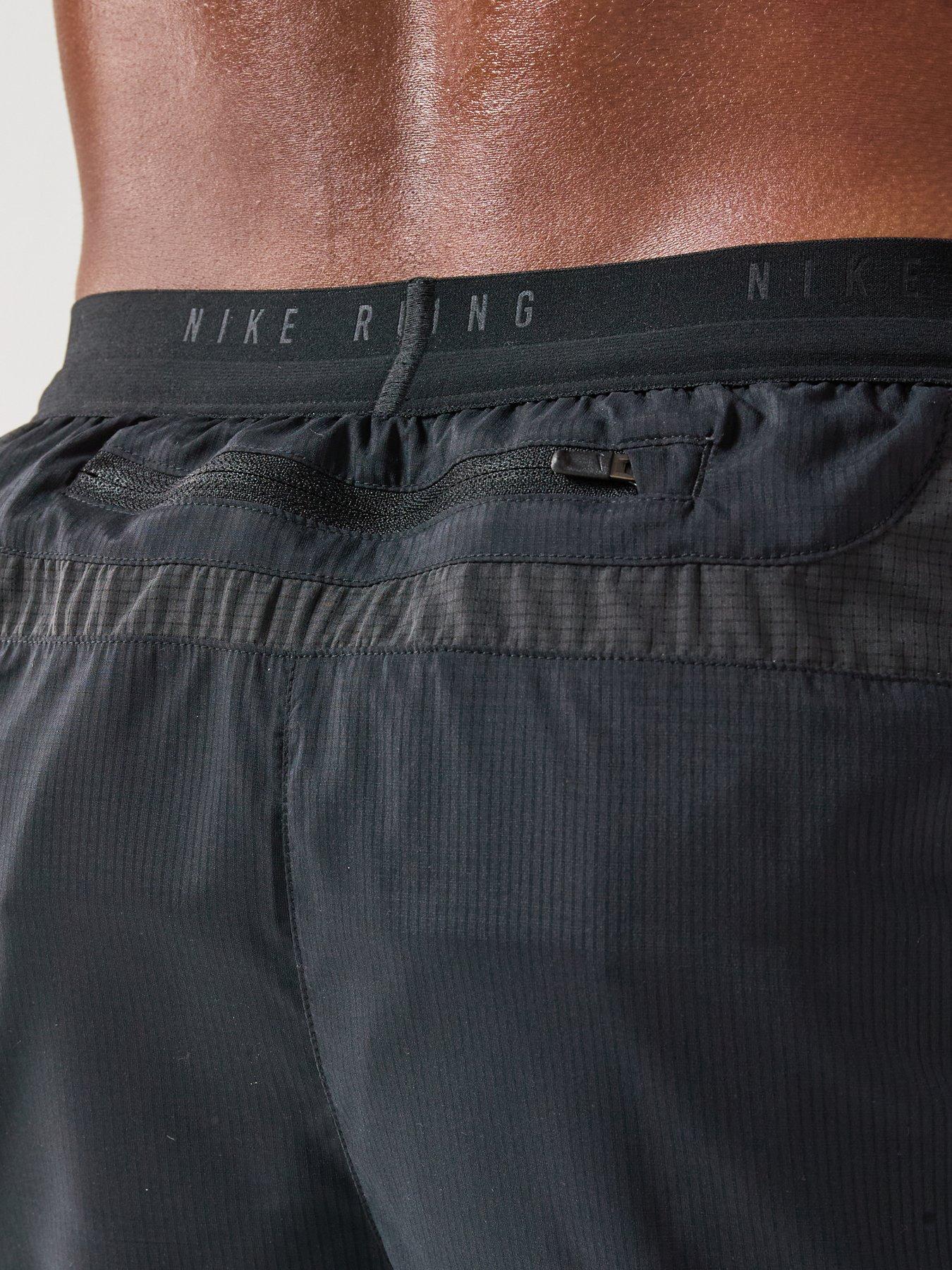 Image 5 of 6 of Nike Mens Running Stride Dri-FIT 5 Inch Brief Lined Shorts - Black