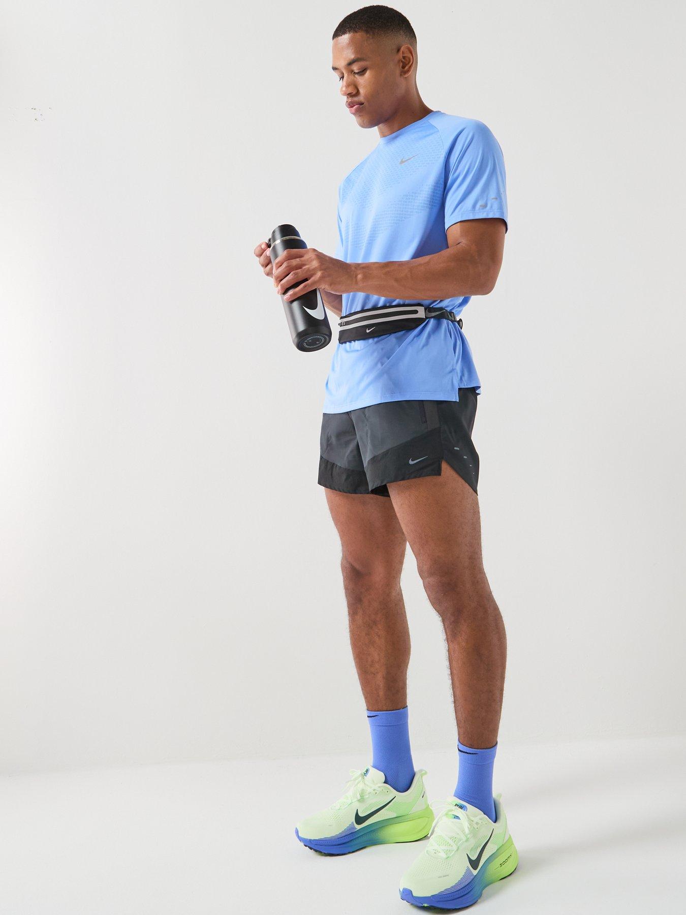 Image 6 of 6 of Nike Mens Running Stride Dri-FIT 5 Inch Brief Lined Shorts - Black