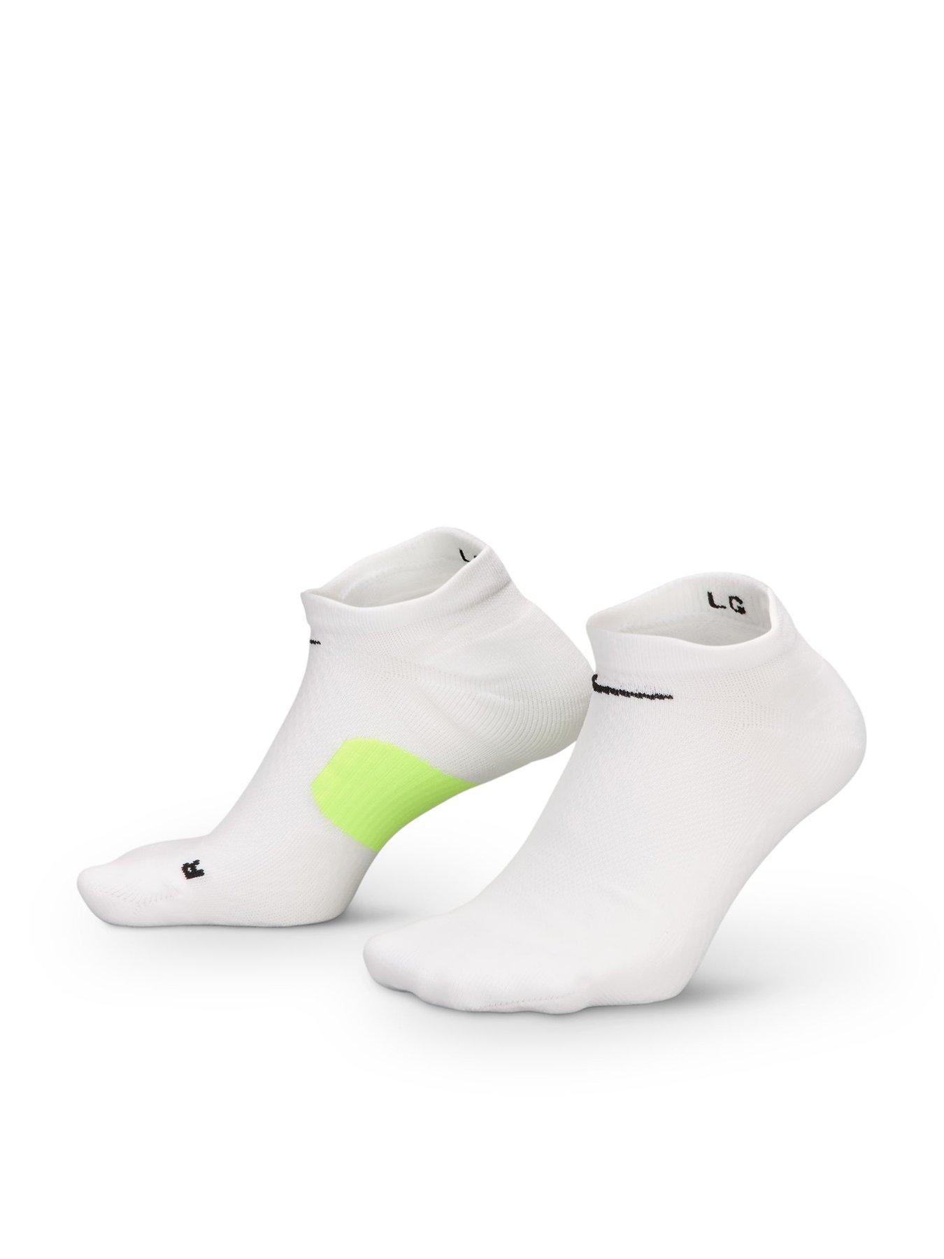 Image 1 of 4 of Nike Unisex Running Lightweight No-Show Socks (1 Pair) - White