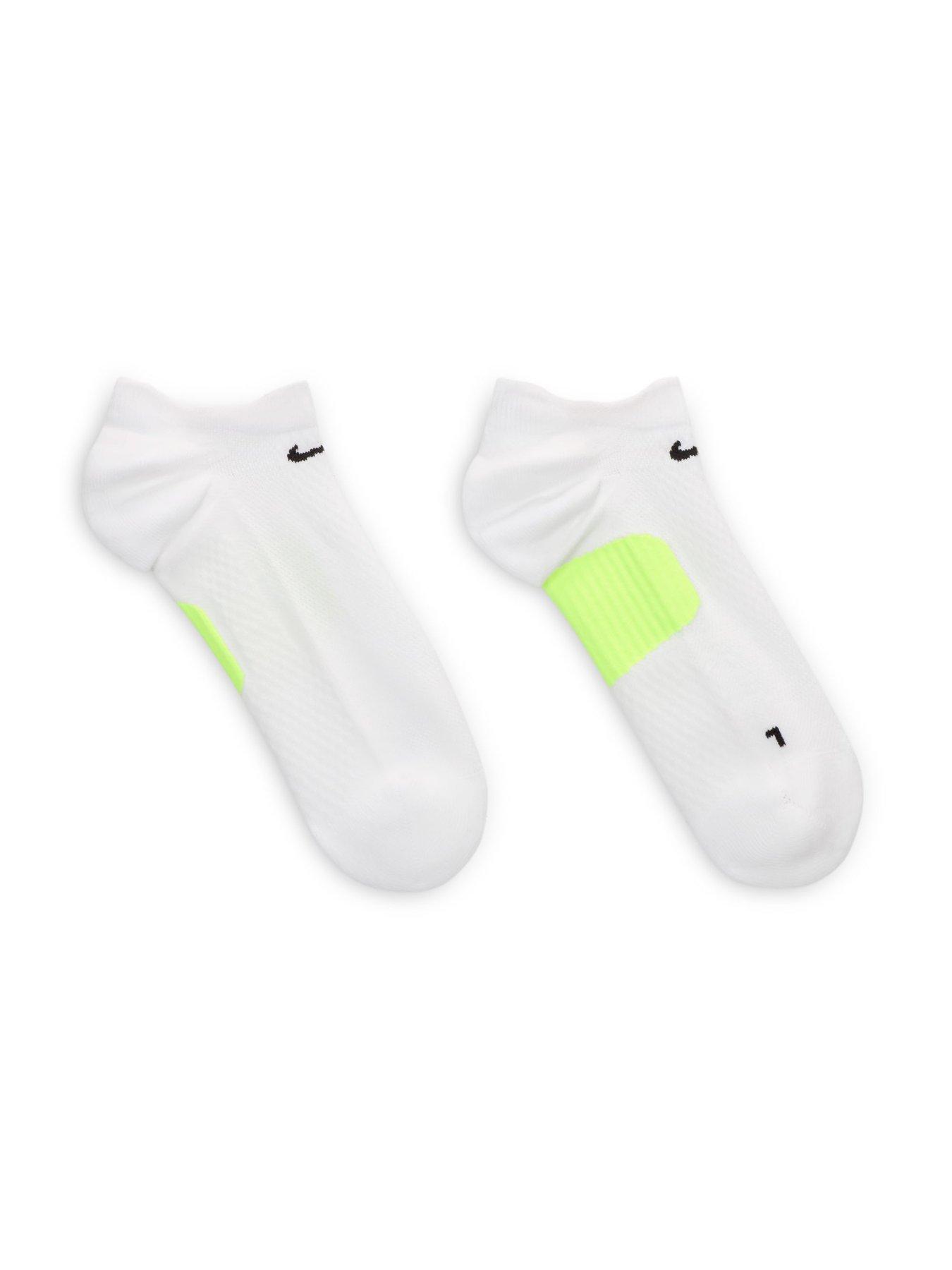 Image 3 of 4 of Nike Unisex Running Lightweight No-Show Socks (1 Pair) - White