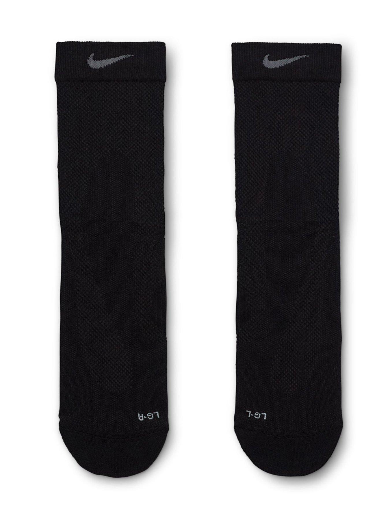 Image 2 of 4 of Nike Unisex Running Lightweight Micro Crew Socks (1 Pair) - Black