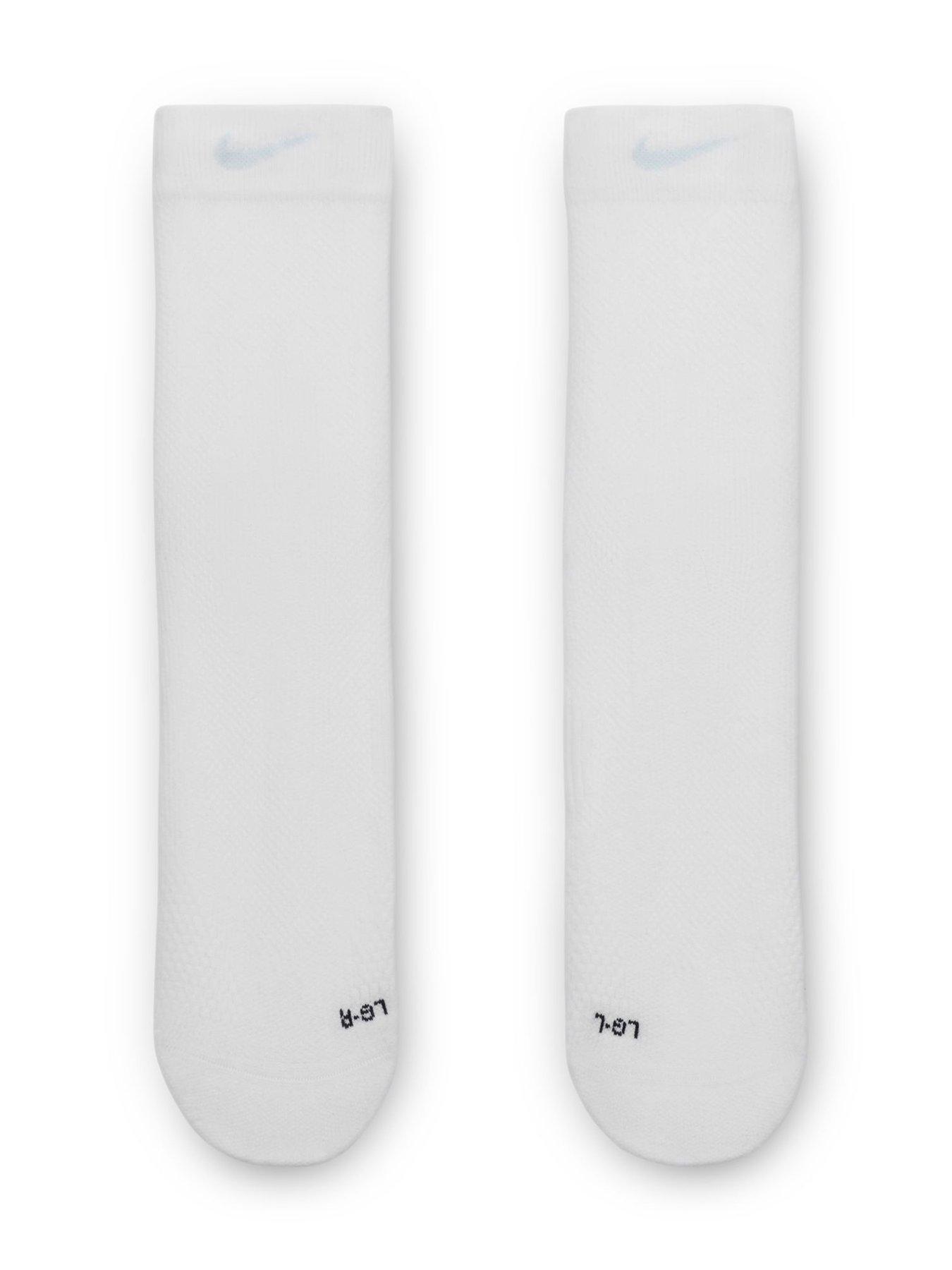 Image 2 of 4 of Nike Unisex Running Lightweight Micro Crew Socks (1 Pair) - White