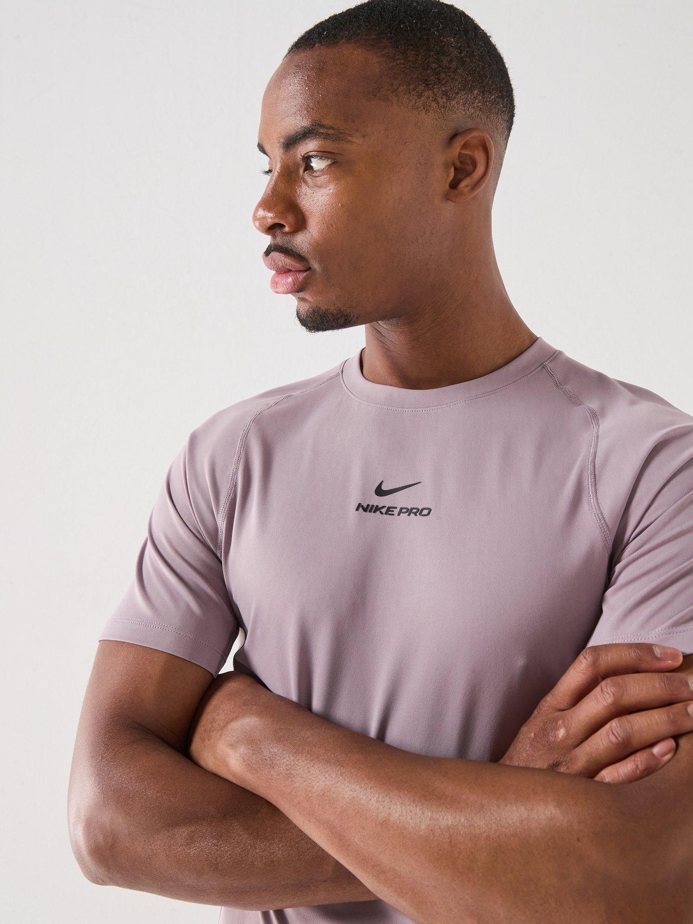 Image 5 of 7 of Nike Mens Training Dri-FIT Short Sleeve Top - Light Purple