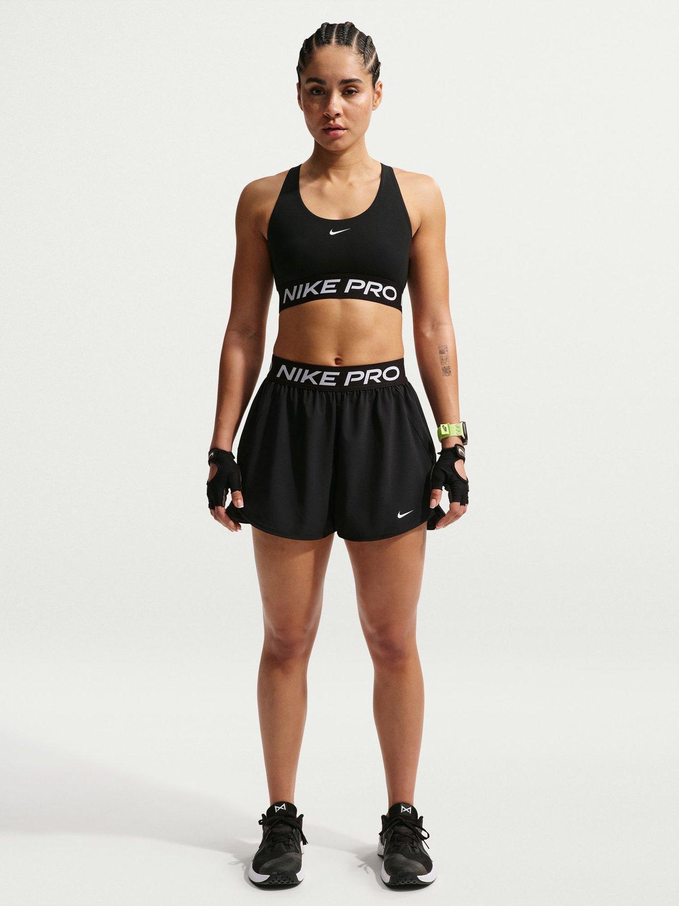 Nike Womens Training Pro 2 In 1 Shorts - Black