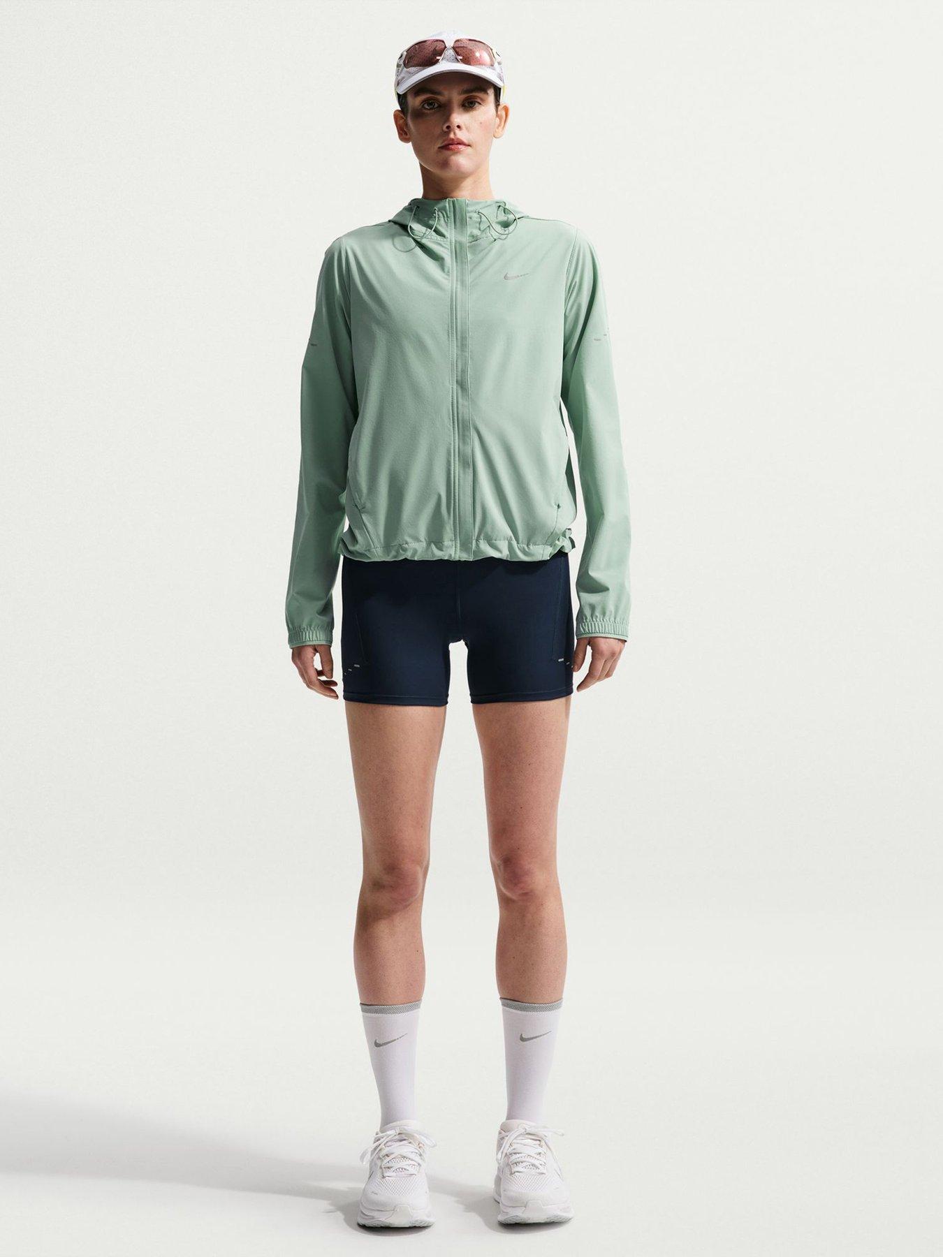 Image 1 of 7 of Nike Womens Running Repel Packable Running Jacket - Green