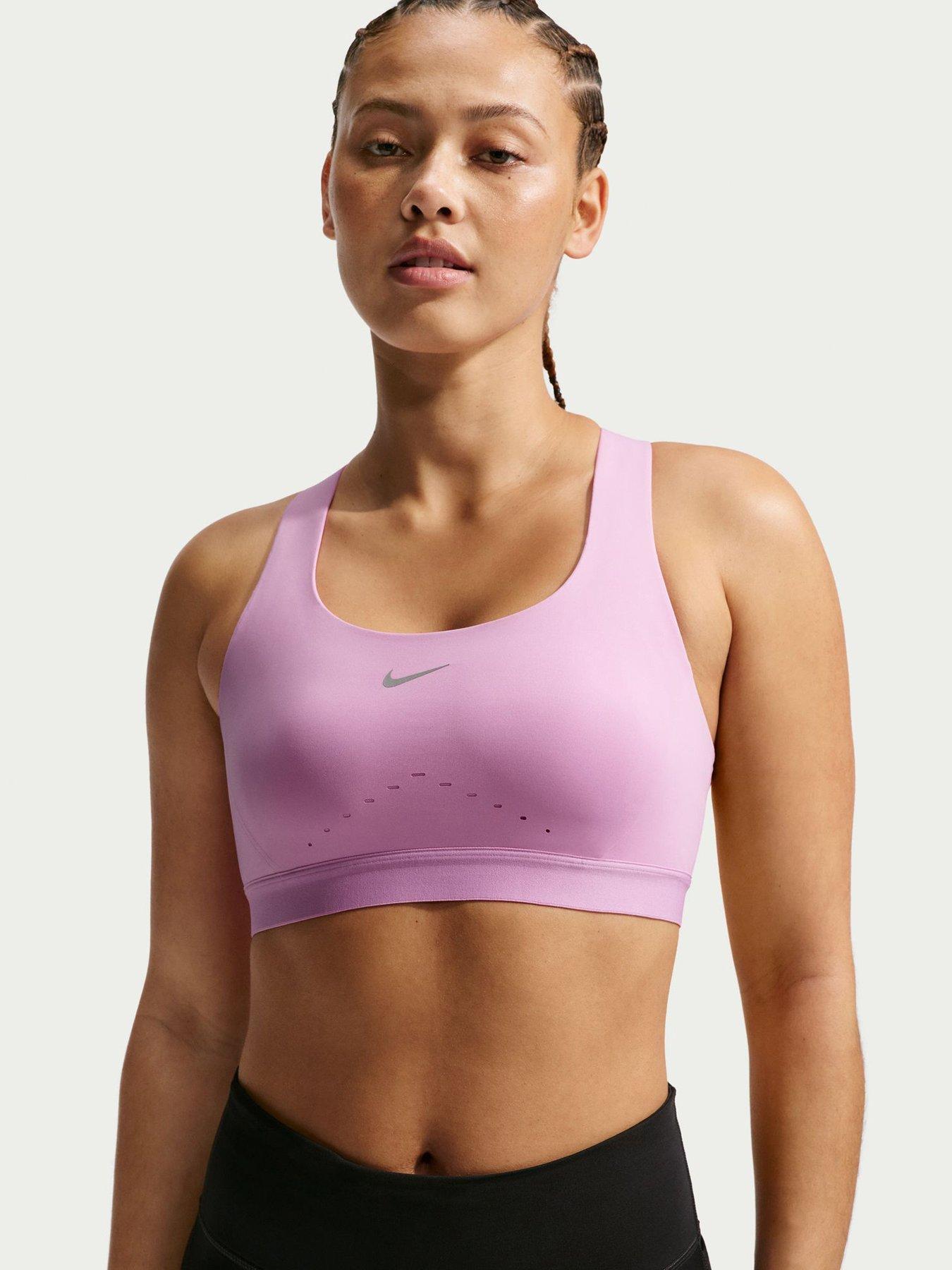Nike Womens Training Swift High Support Sports Bra - Pink