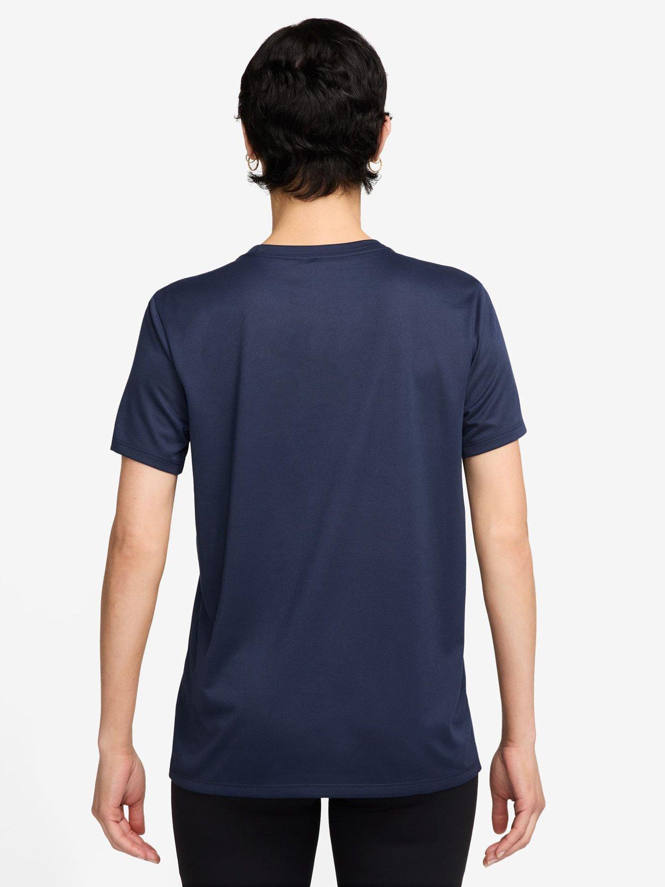 nike-womens-training-dri-fit-t-shirt-navystillFront