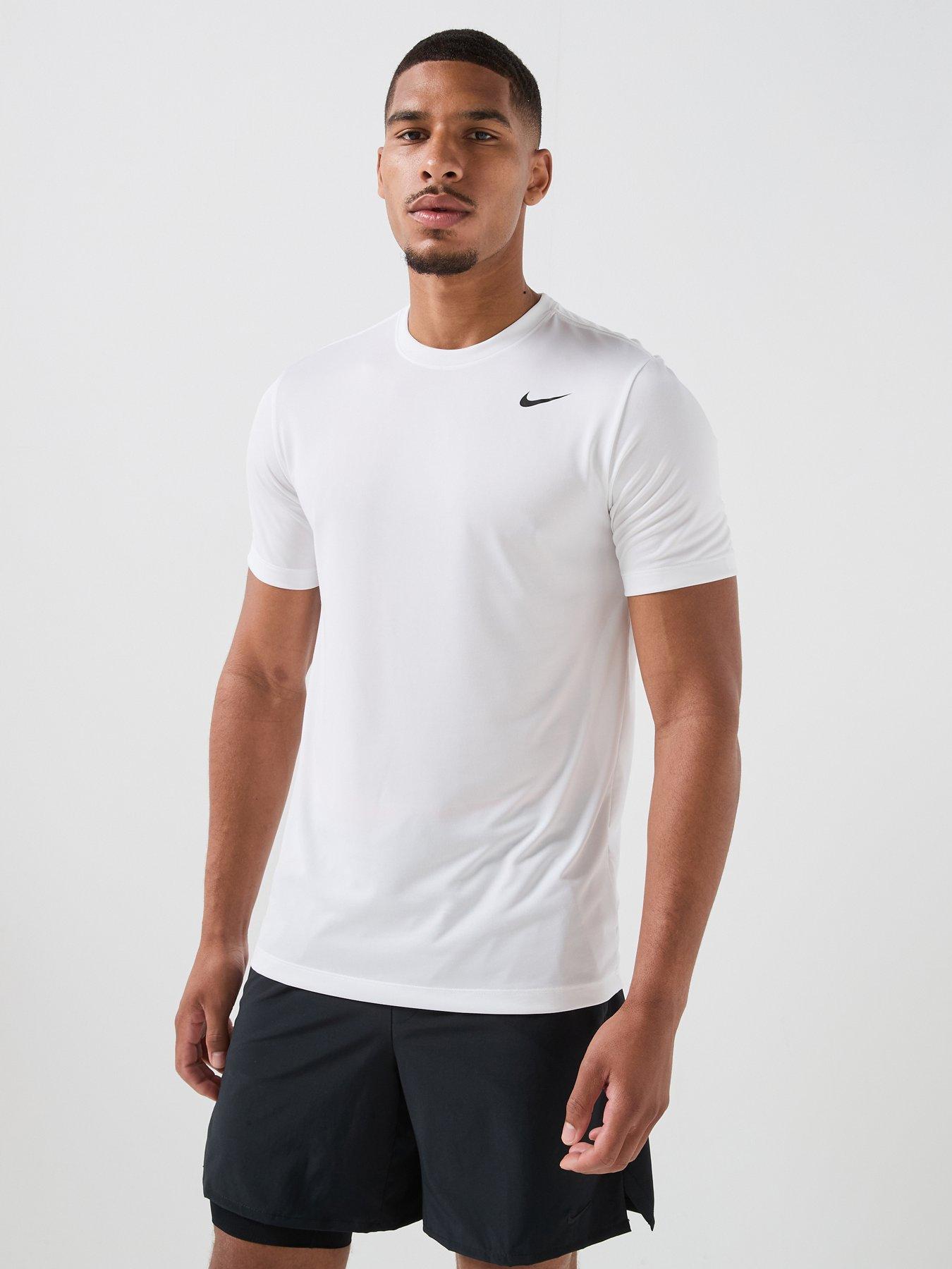 Nike Mens Training Dri-FIT Fitness T-Shirt - White