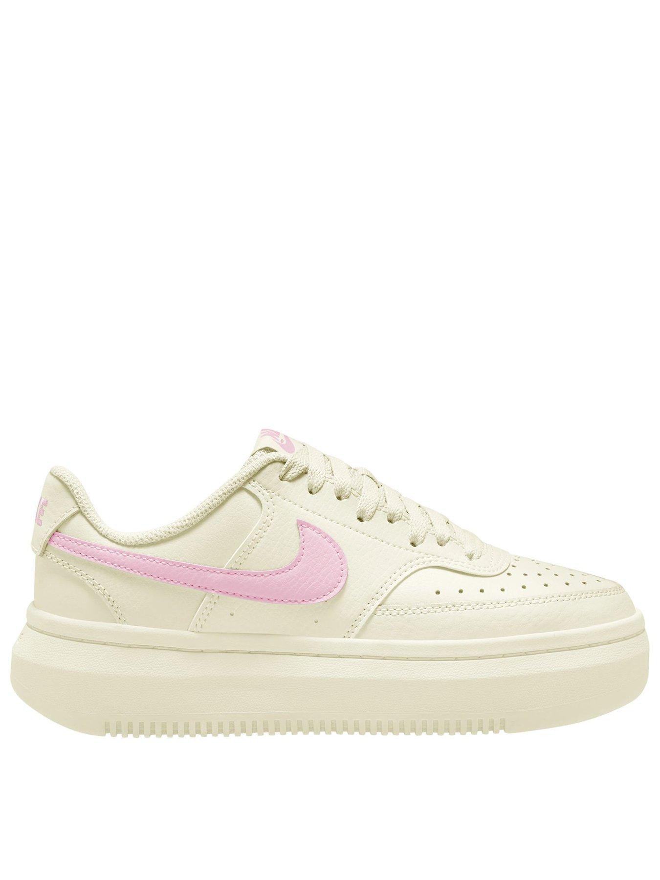 Nike Womens Court Vision Alta Trainers - Beige