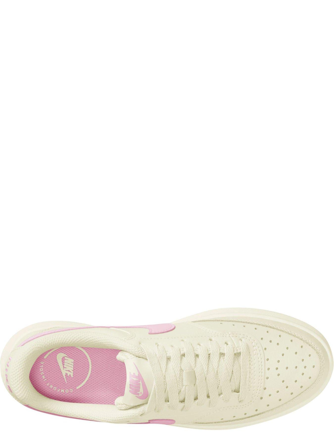 Image 2 of 4 of Nike Womens Court Vision Alta Trainers - White
