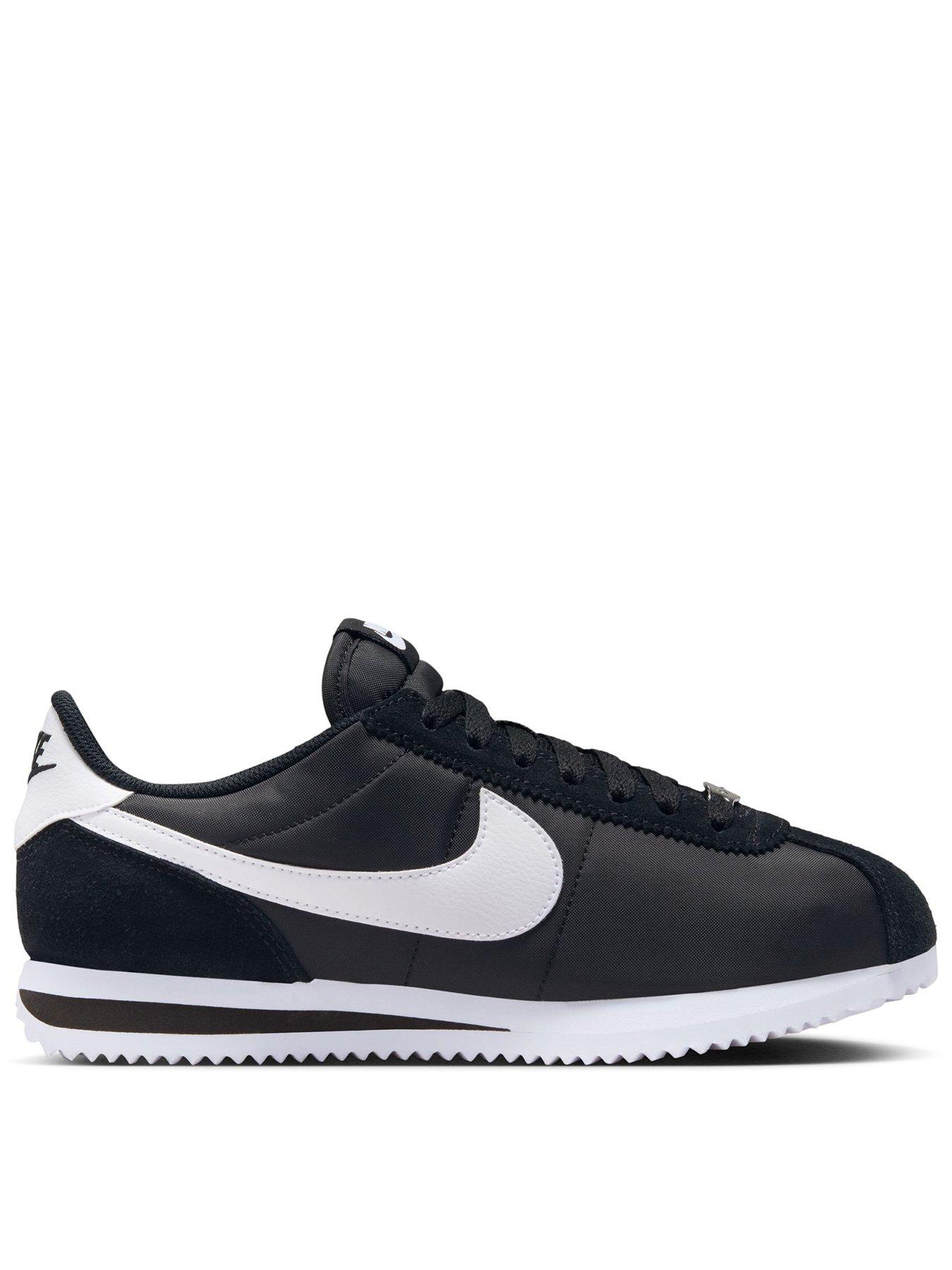 nike-womens-cortez-textile-trainers-blackfront