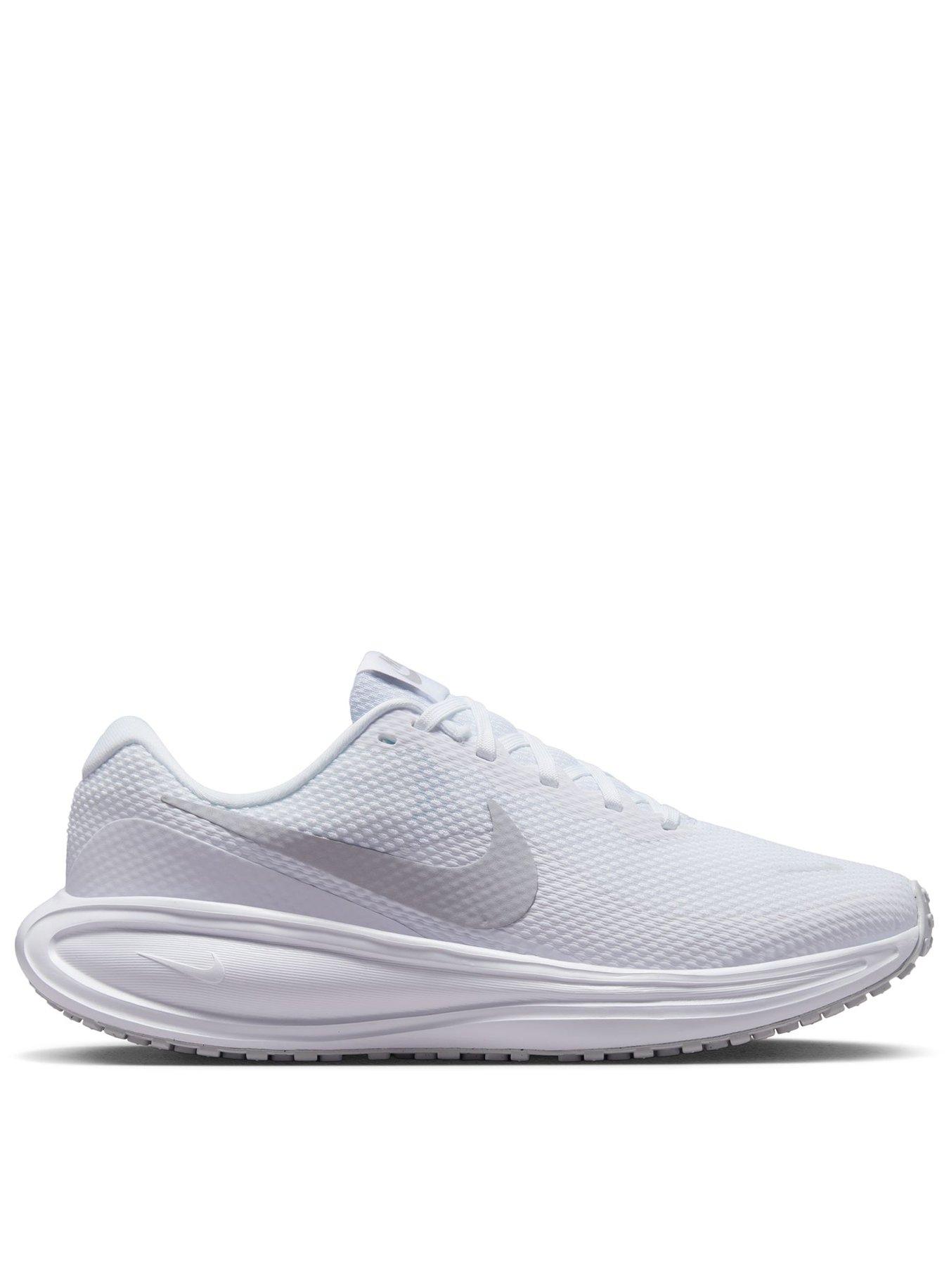 Image 1 of 7 of Nike Womens Running Revolution 8 Trainers - White